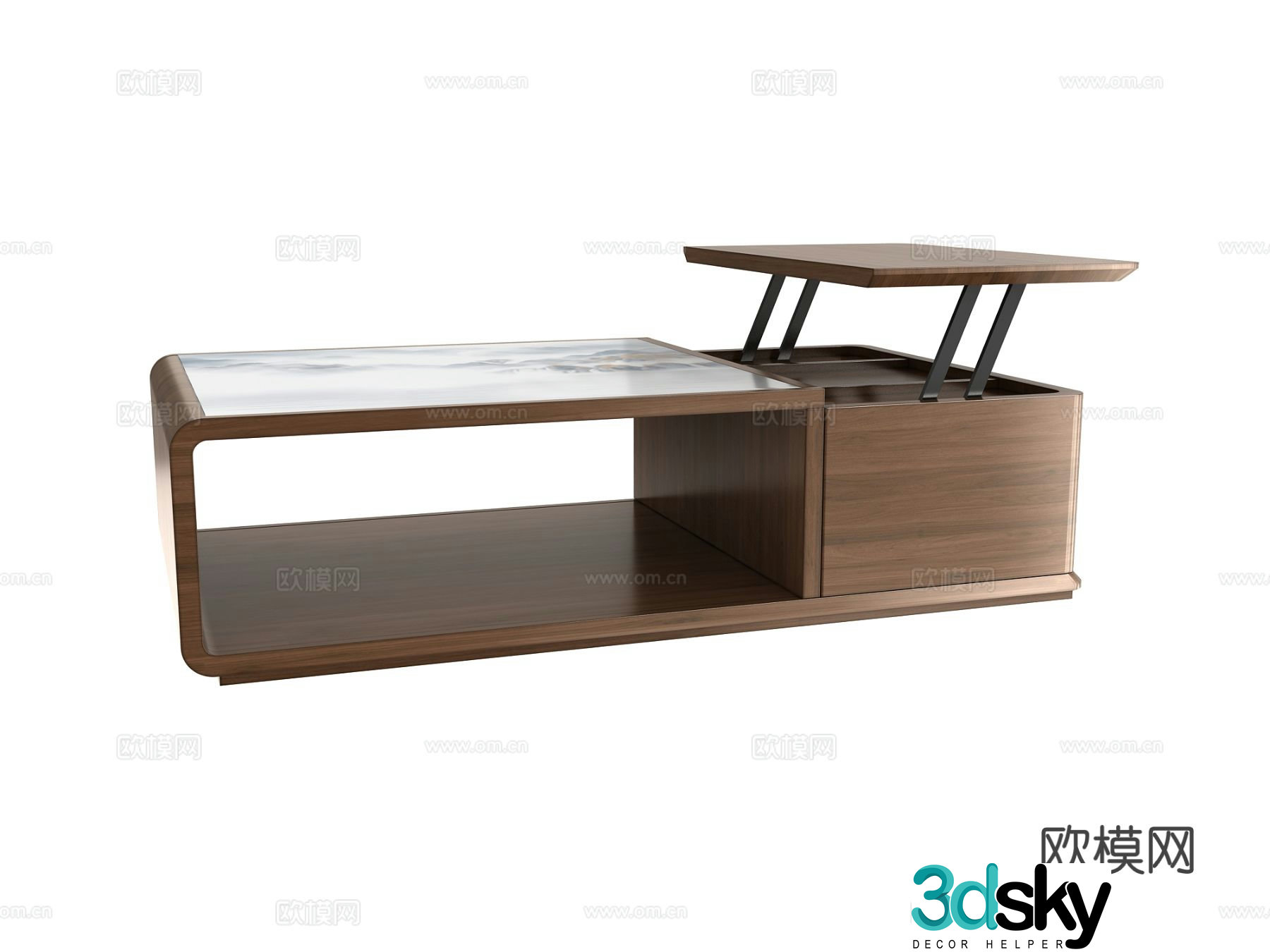 New Chinese coffee table 3d model