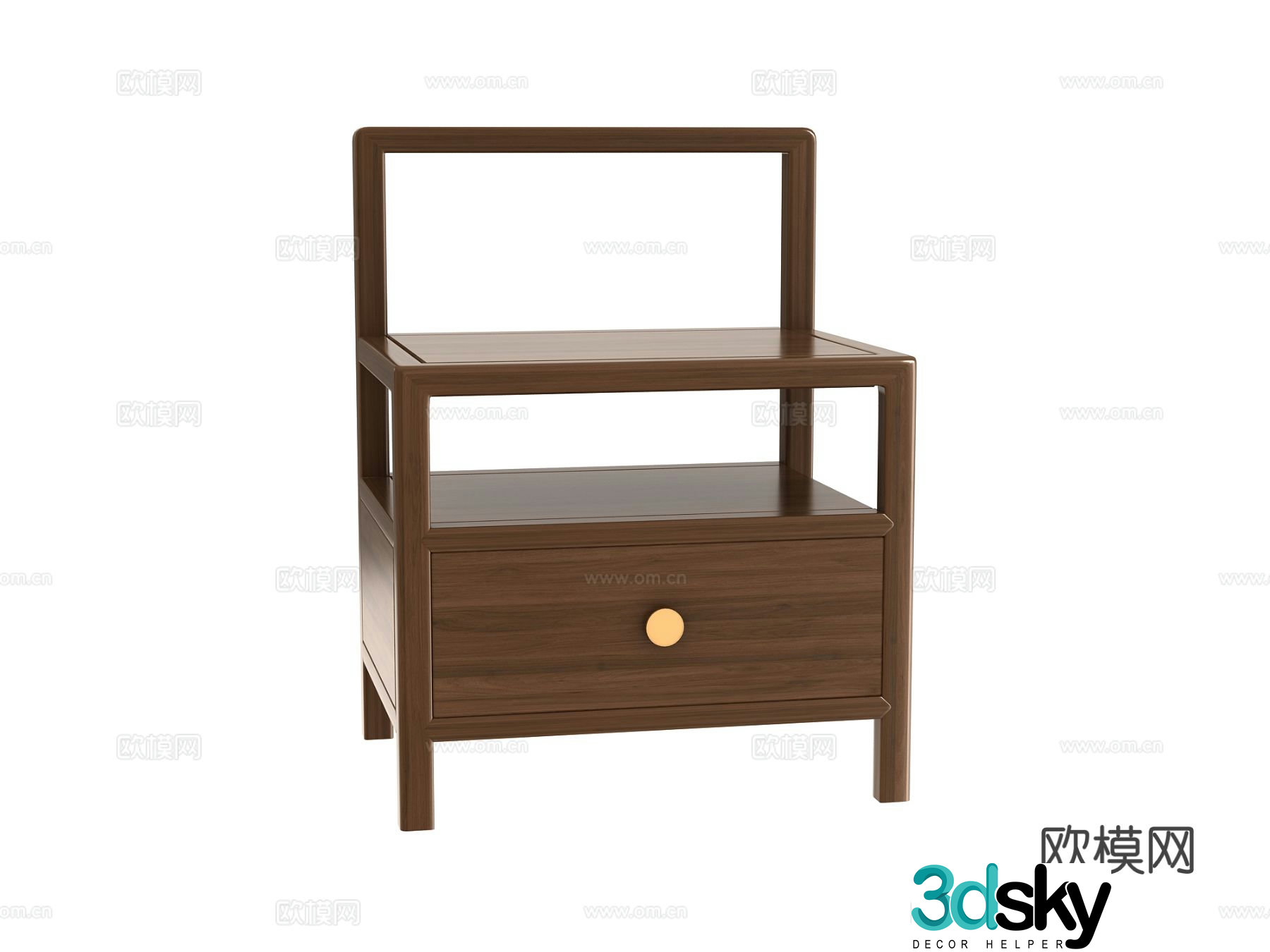 bedside table 3d model