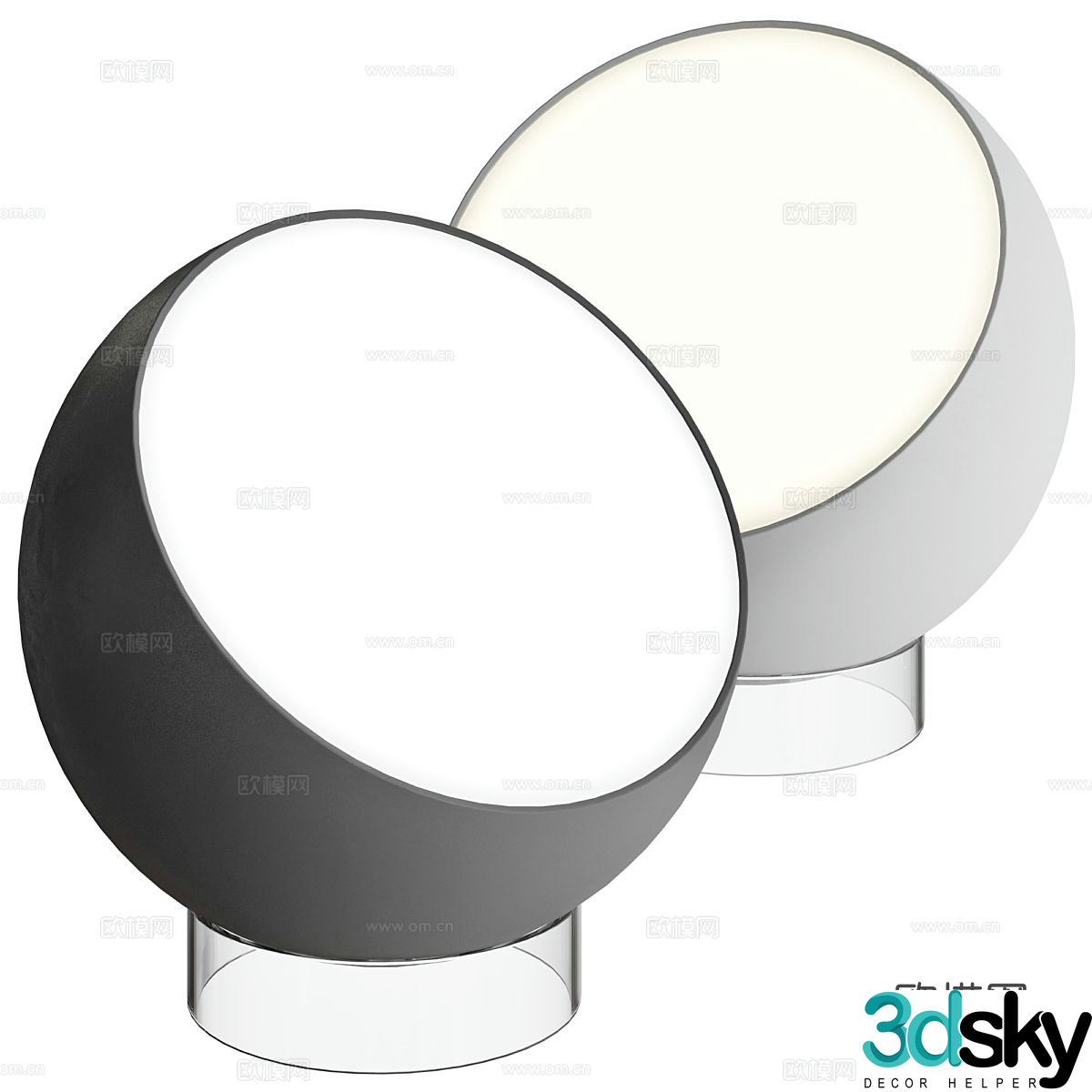 Italian floor lamp 3d model