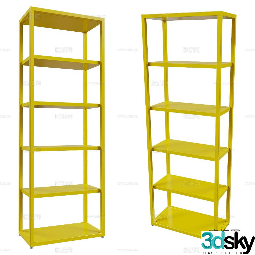 Desalto modern decorative rack storage rack 3d model