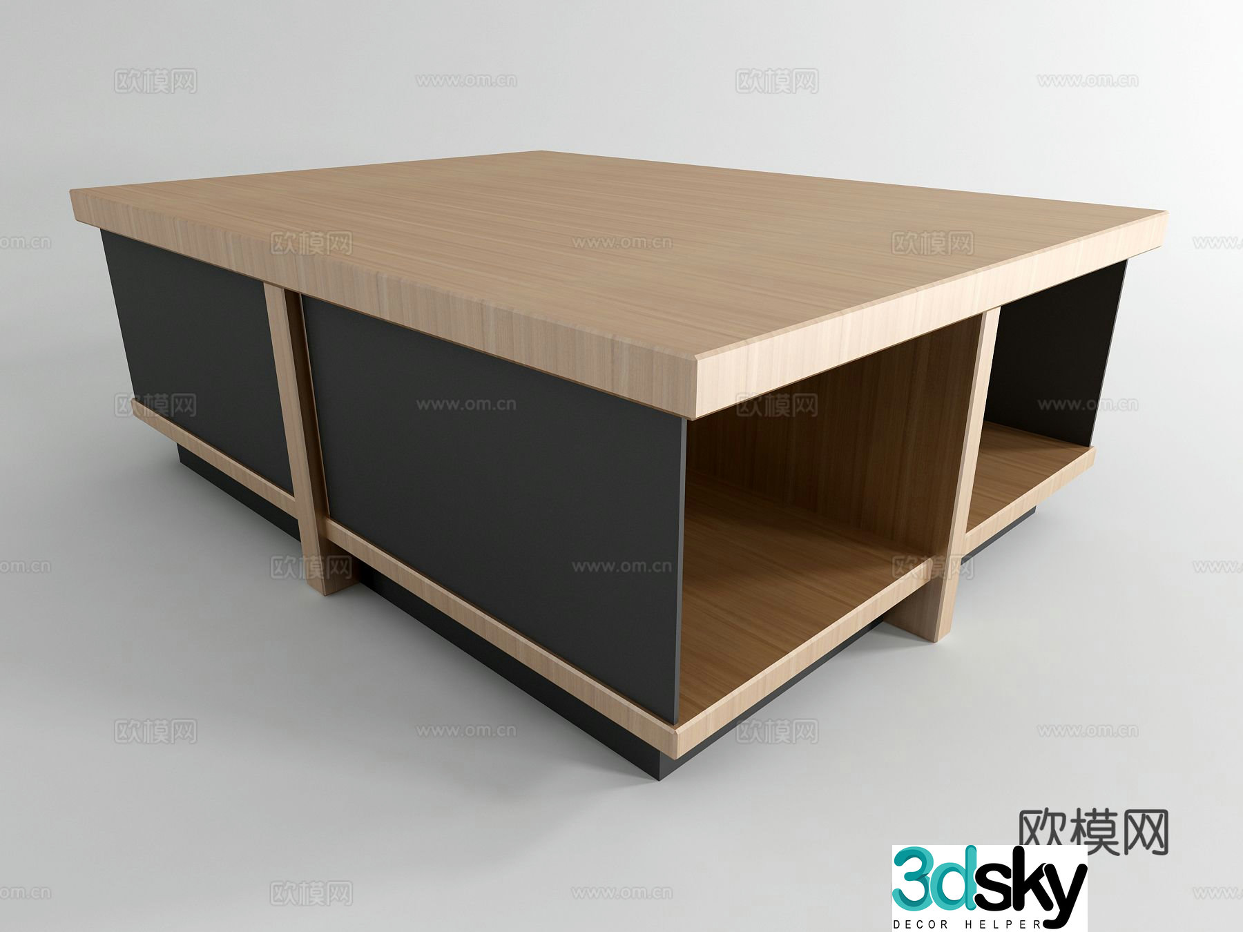 Modern coffee table 3d model
