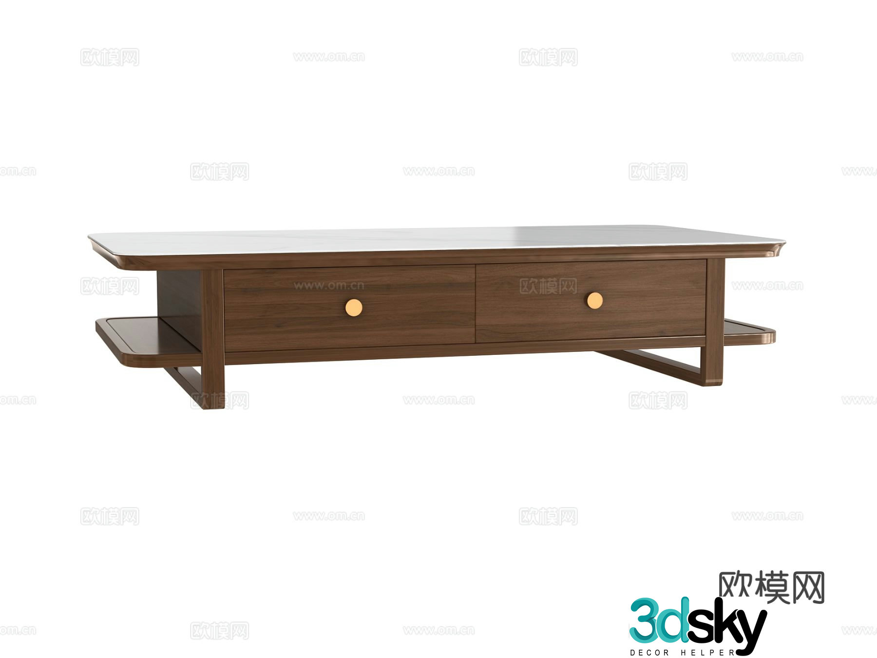 New Chinese coffee table 3d model