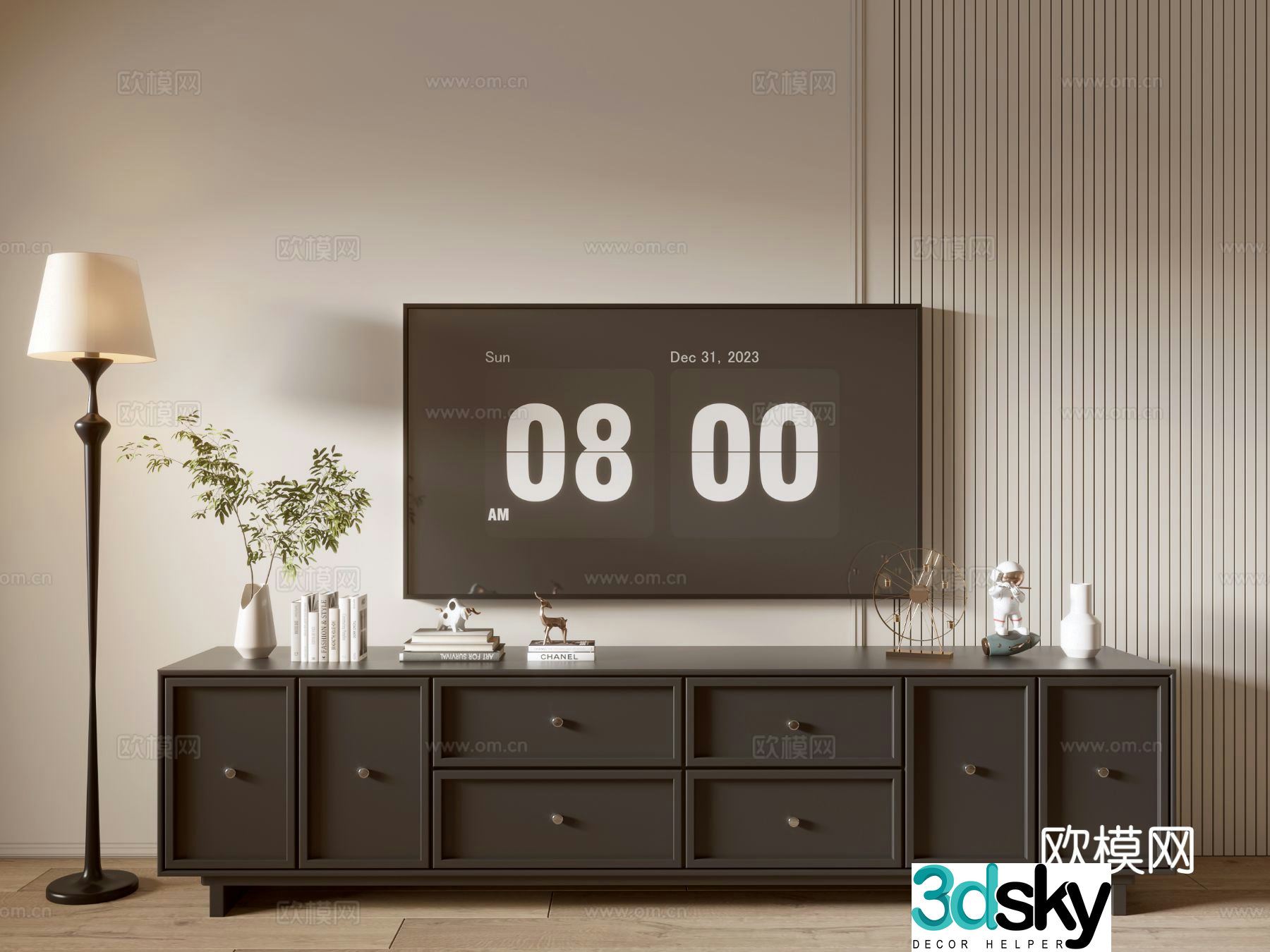 Modern TV cabinet 3d model