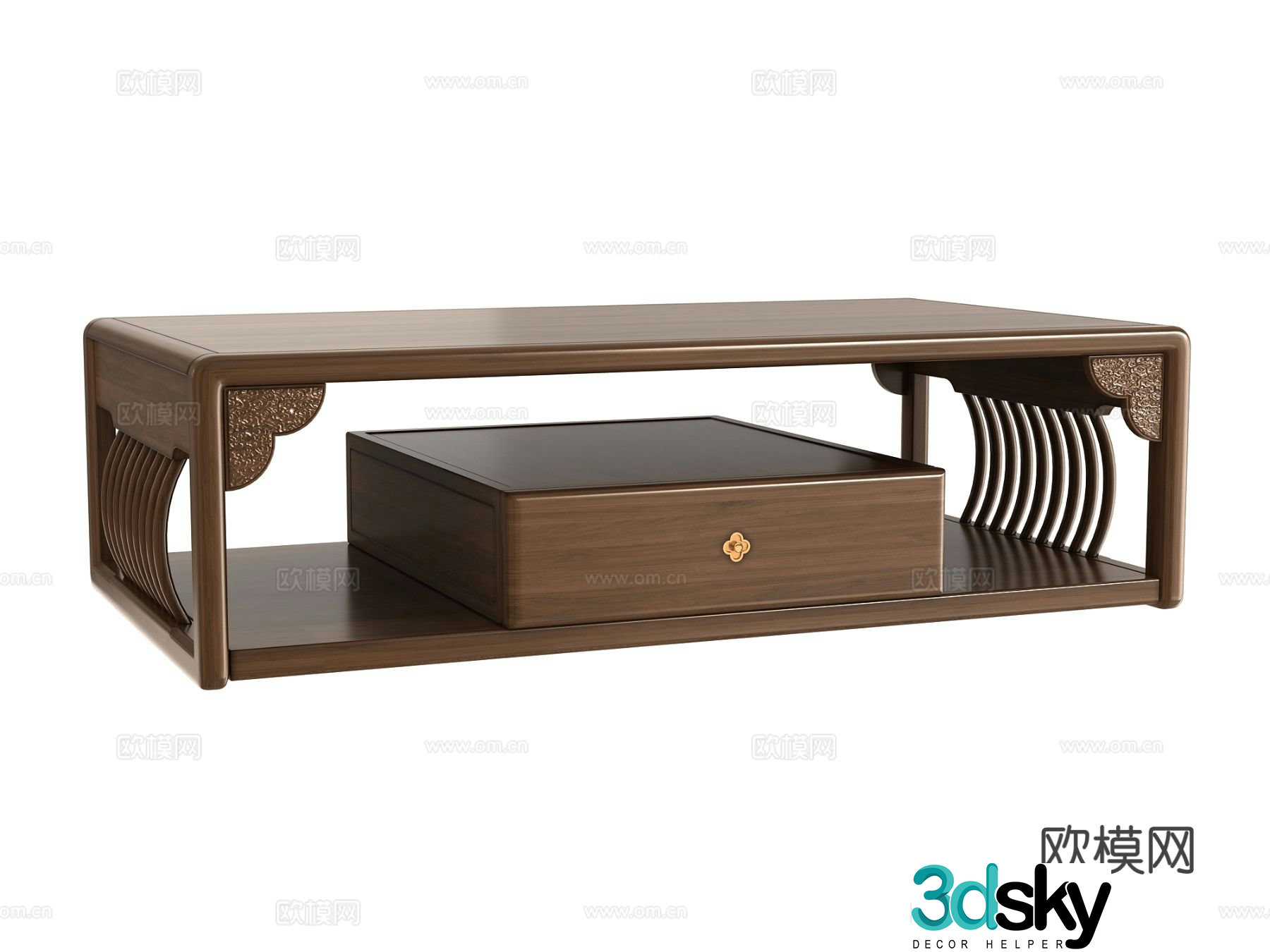 New Chinese coffee table 3d model
