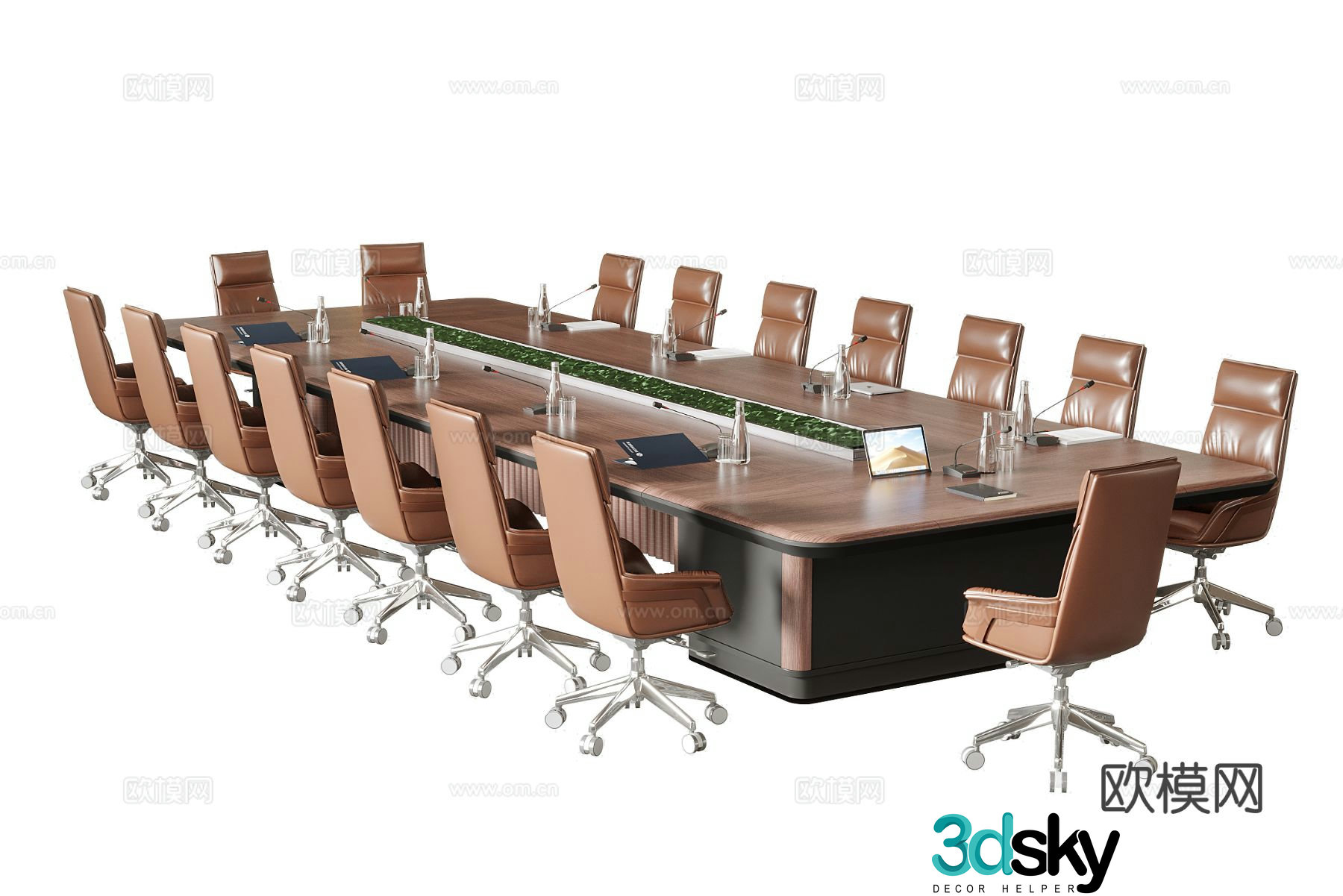 Modern conference table conference table 3d model