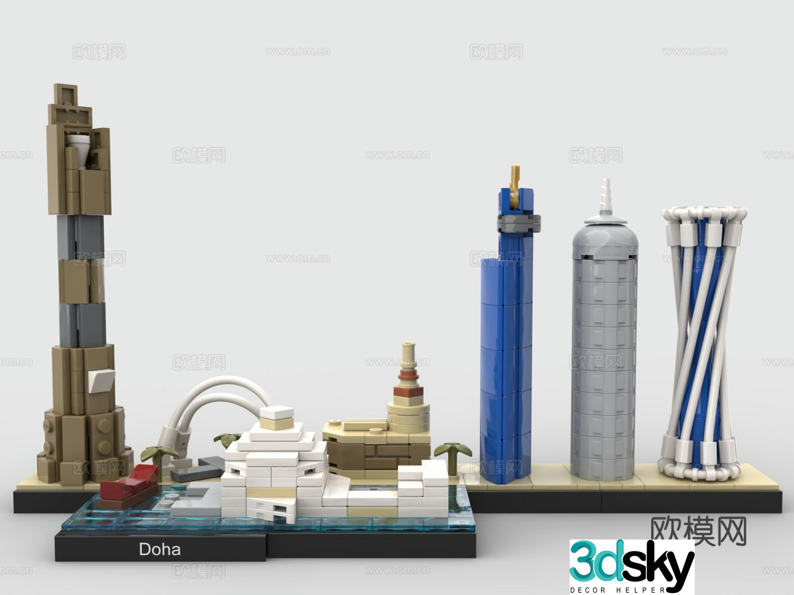 Lego toys building block toys building complex 3d model