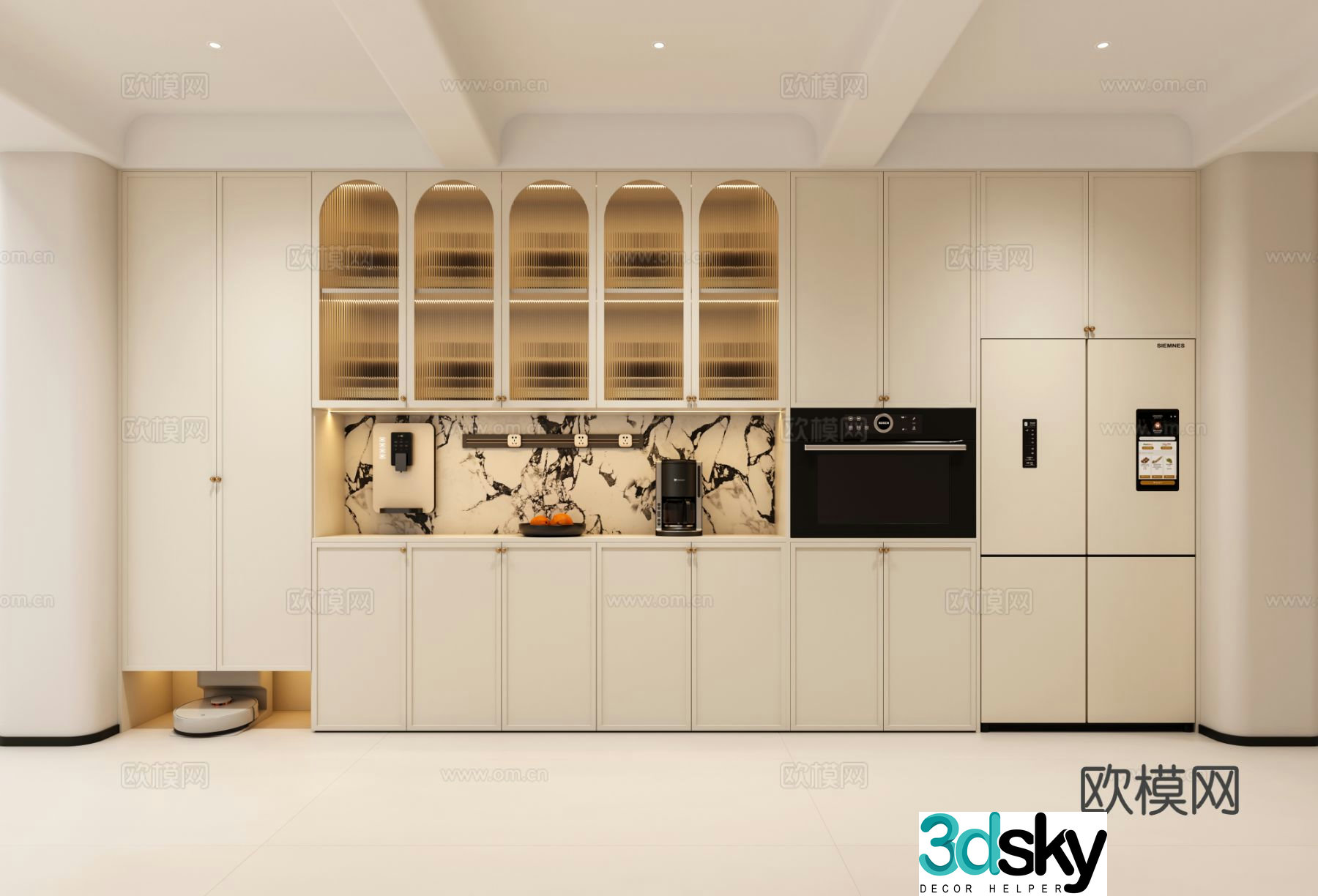 Modern sideboard 3d model