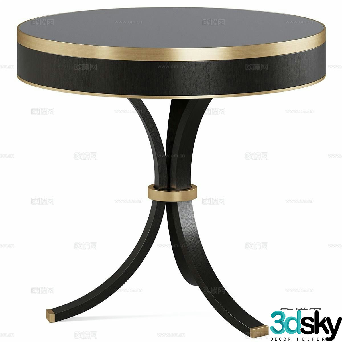 Frato side table round table 3d model
