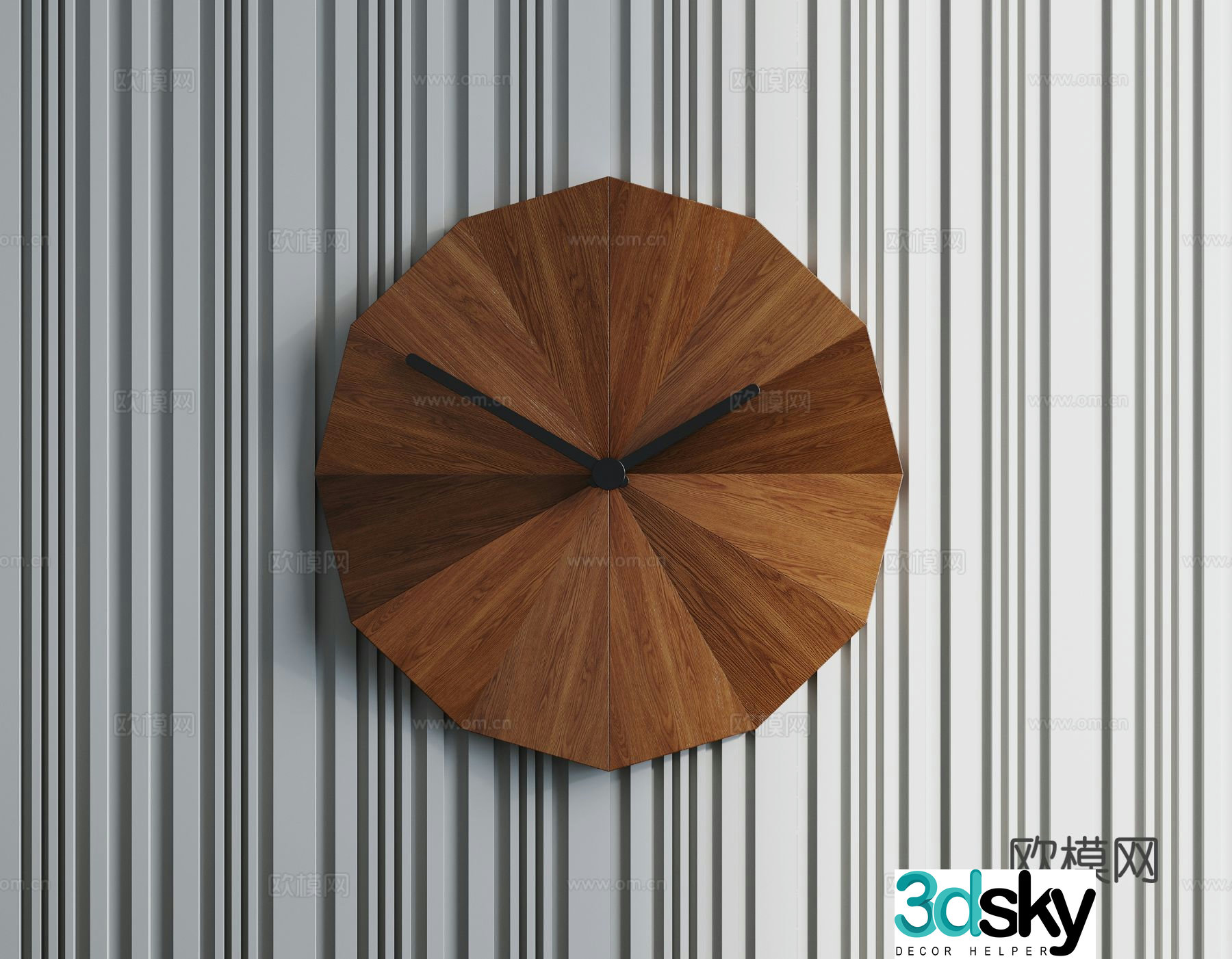 clock clock wall clock 3d model