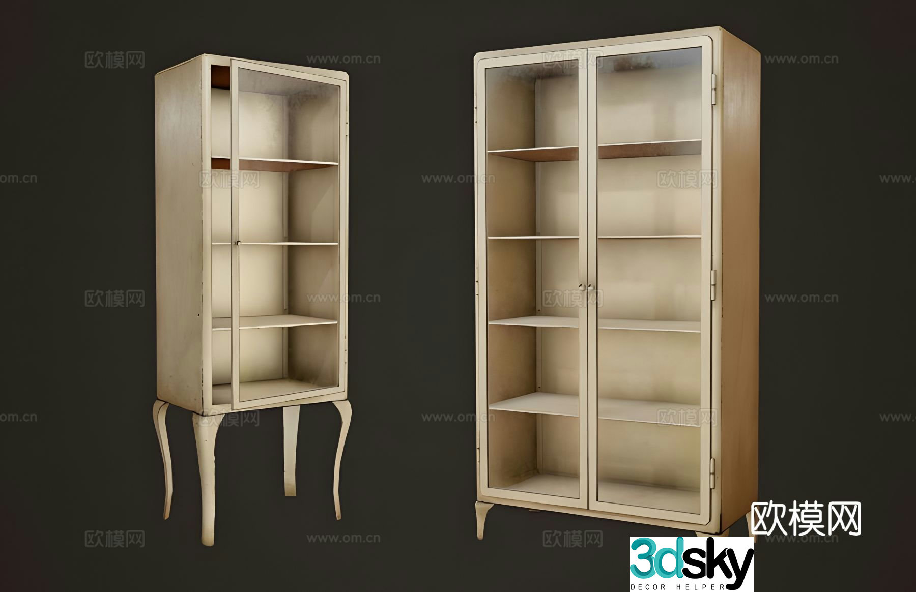 Hospital cabinet 3d model