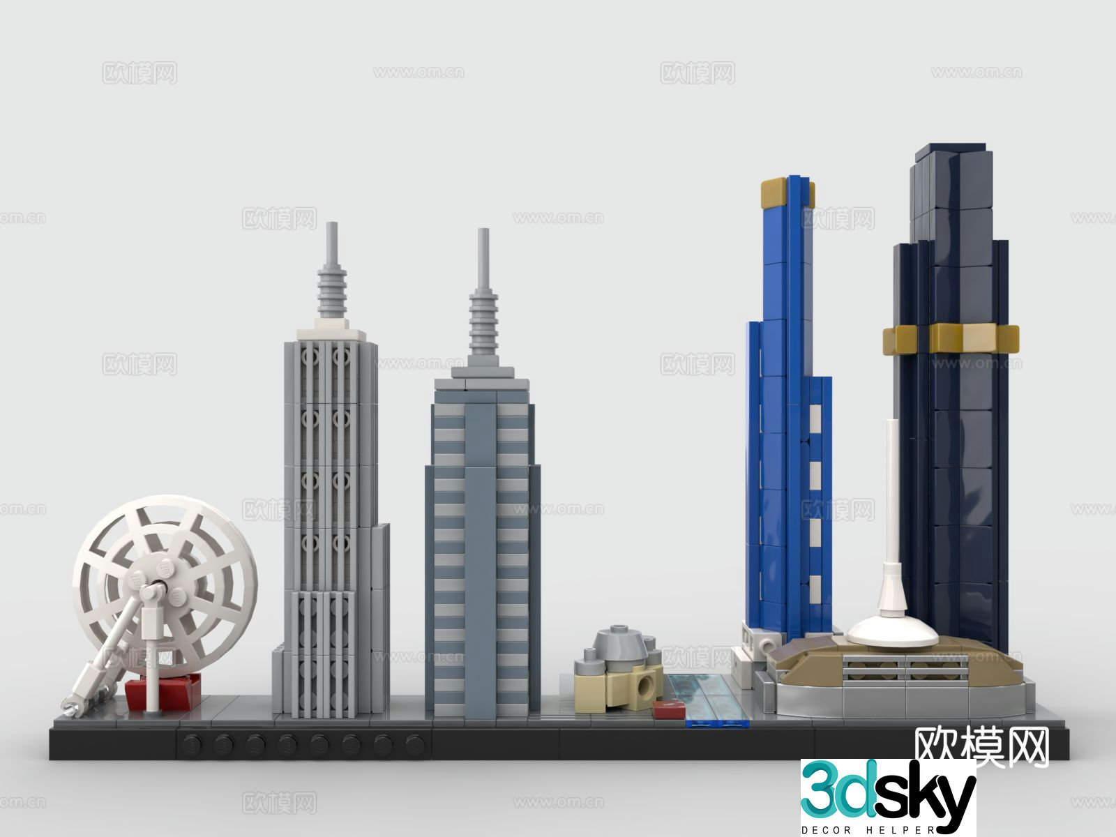 Lego toys building block toys building complex 3d model