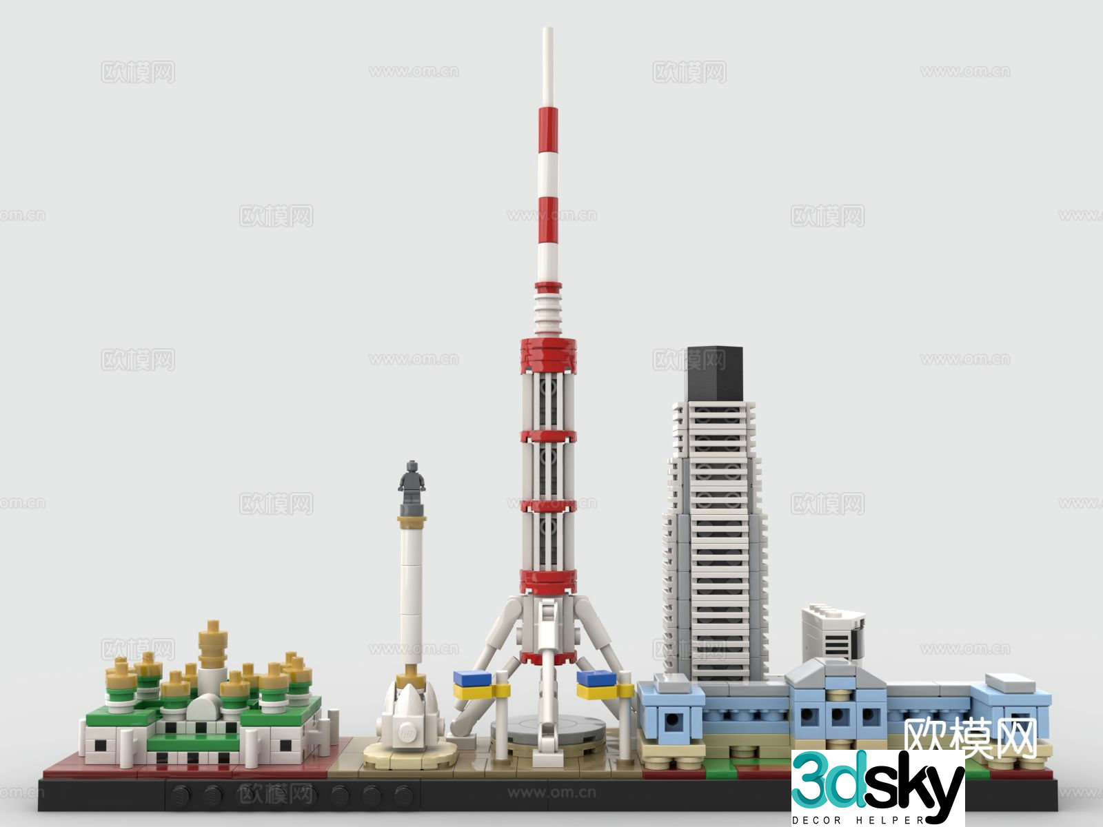 Lego toys building block toys building complex 3d model