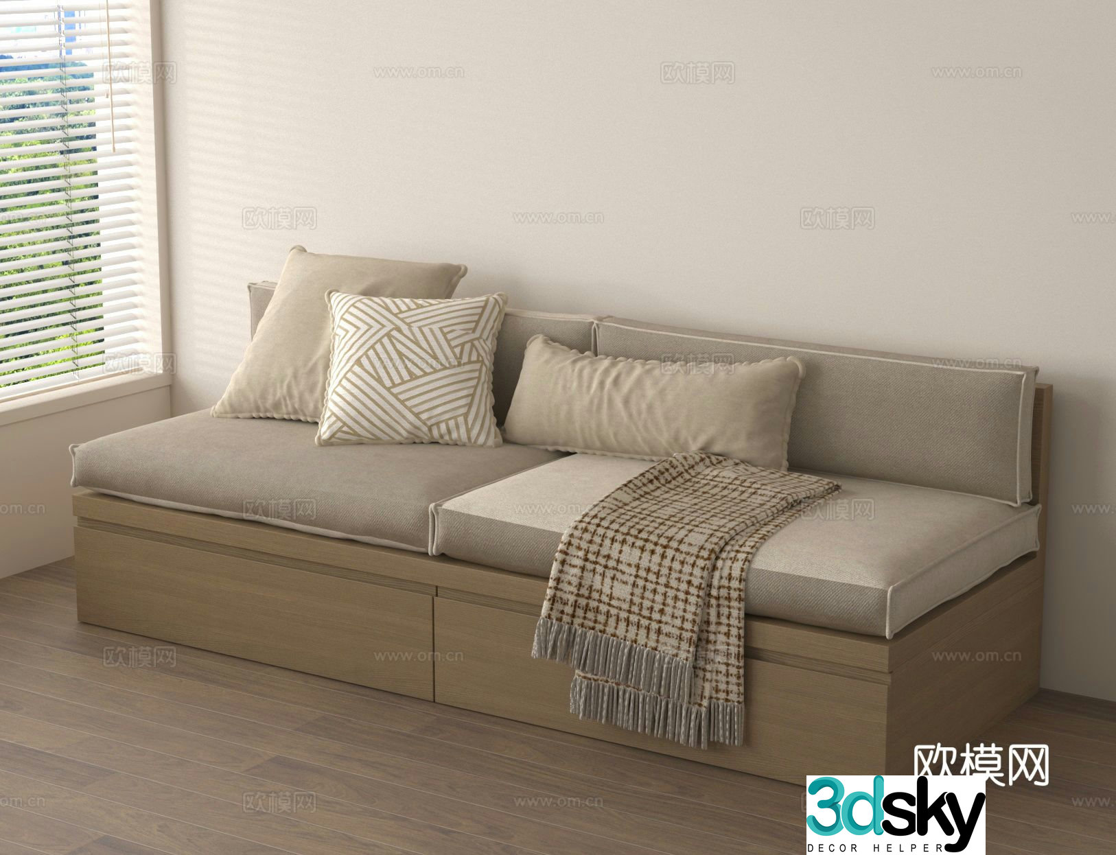 Modern love sofa 3d model