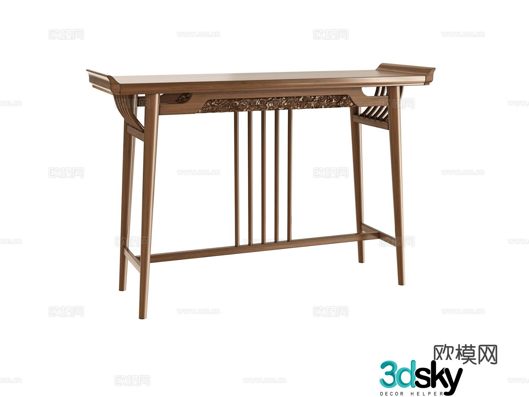 New Chinese-style Duanjingdai 3D model
