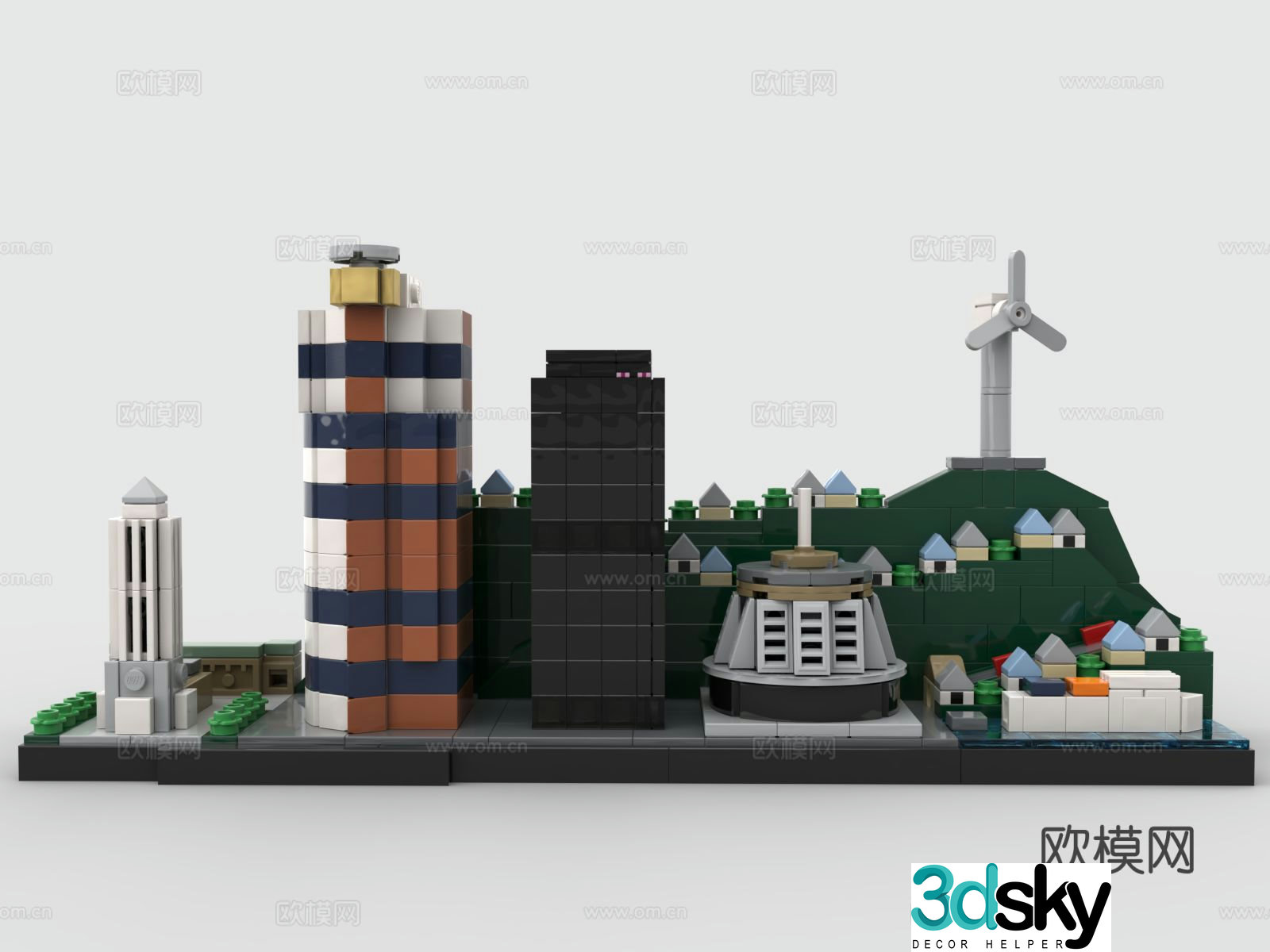 Lego toys building block toys building complex 3d model