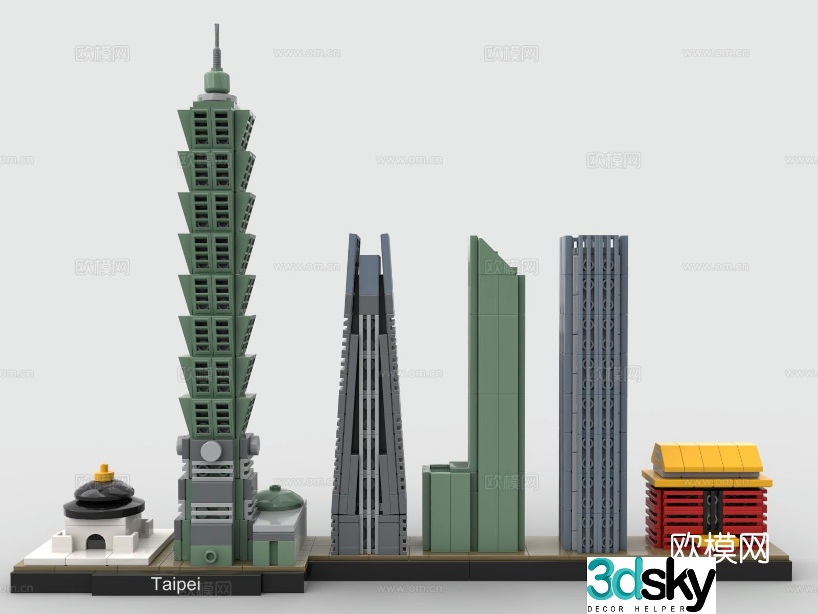 Lego toys building block toys building complex 3d model