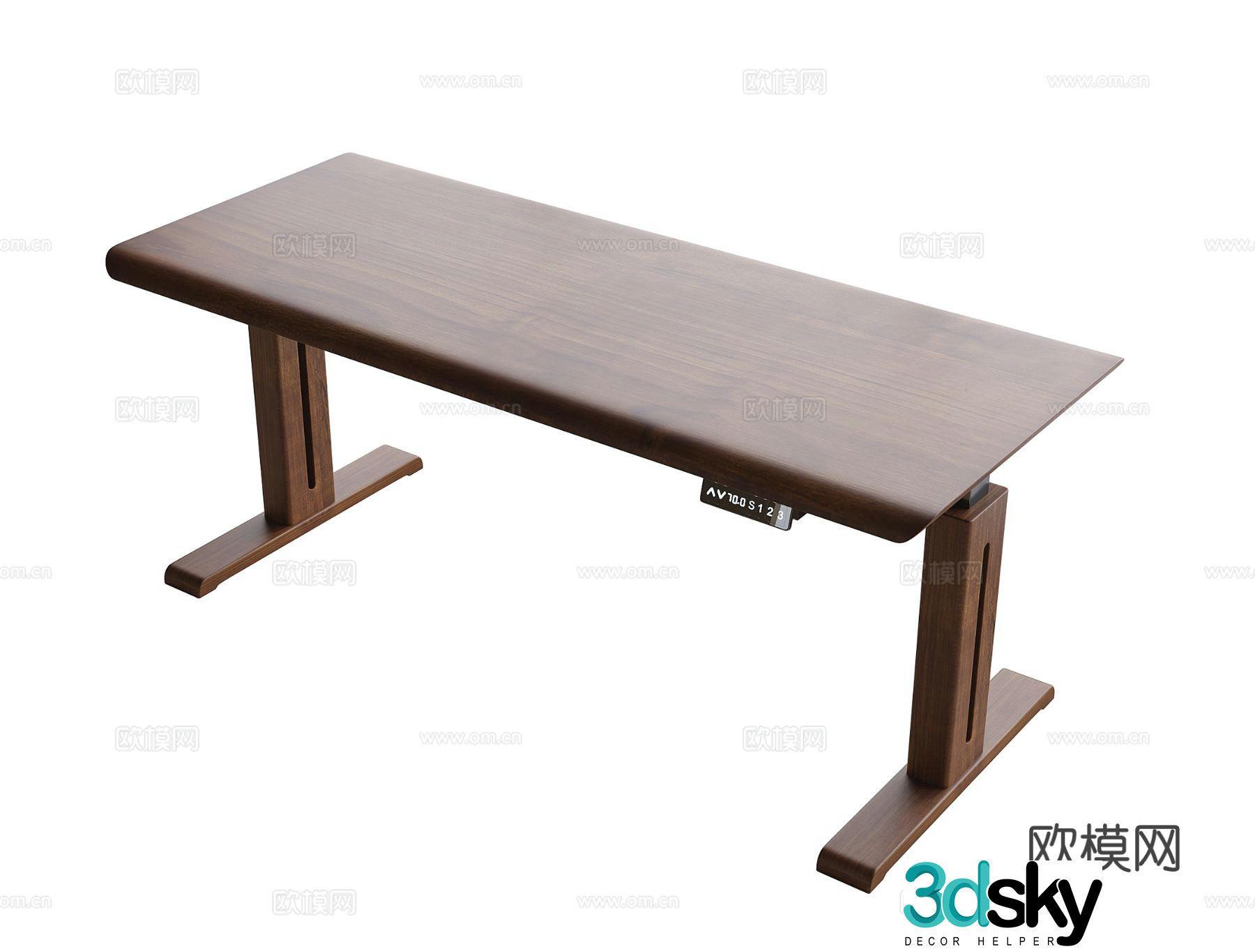 Modern lift desk 3d model