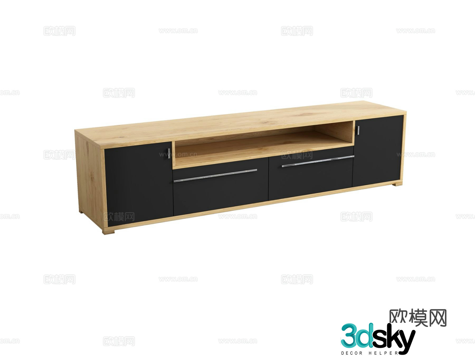 Nordic TV cabinet 3d model