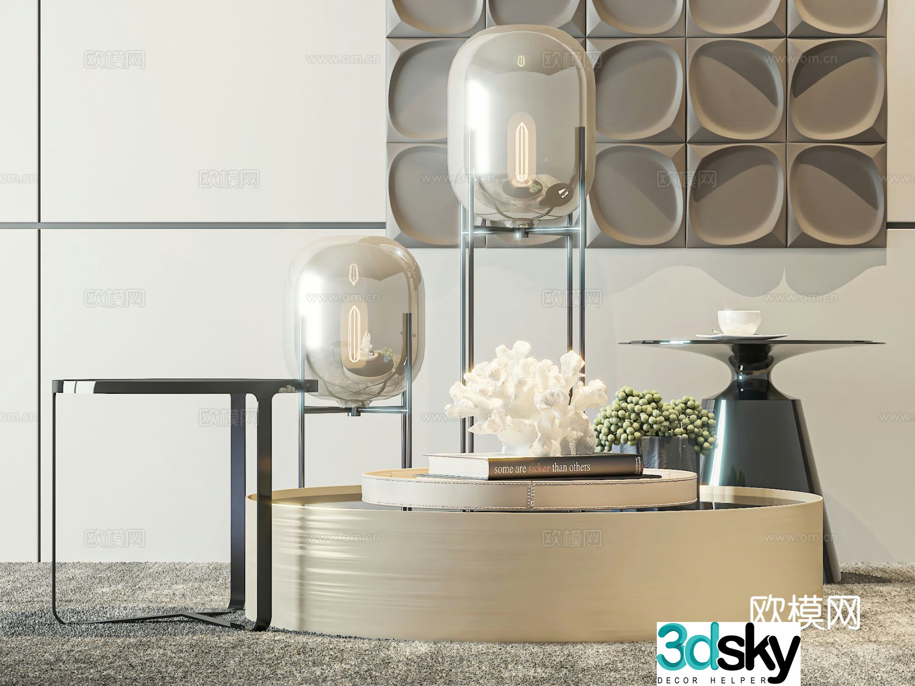 3D model of mother-in-law coffee table