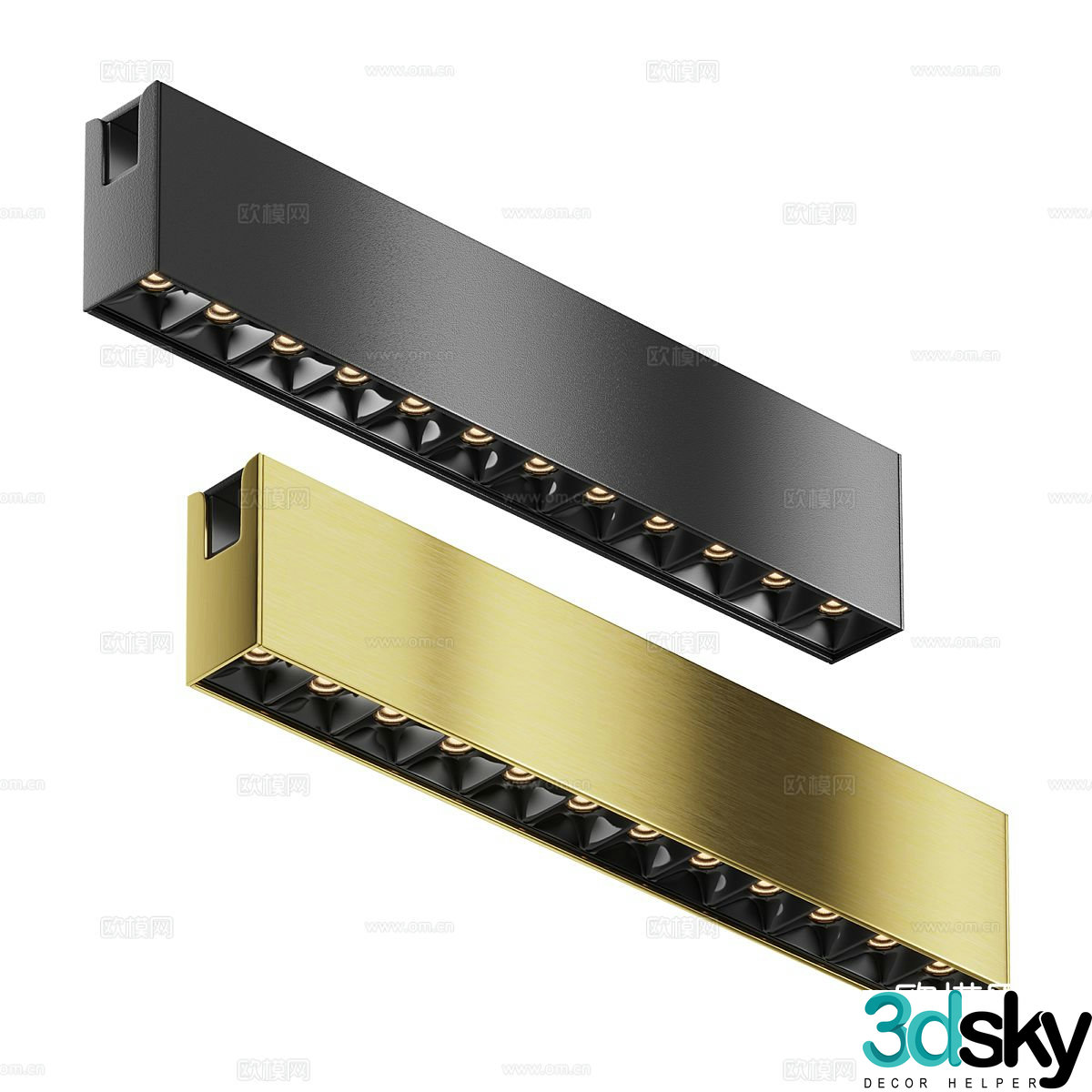 Surface mounted downlight magnetic light spotlight 3D model