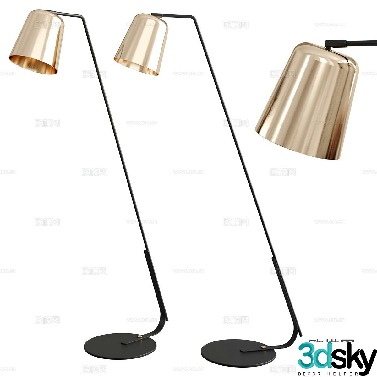 Floor lamp 3d model