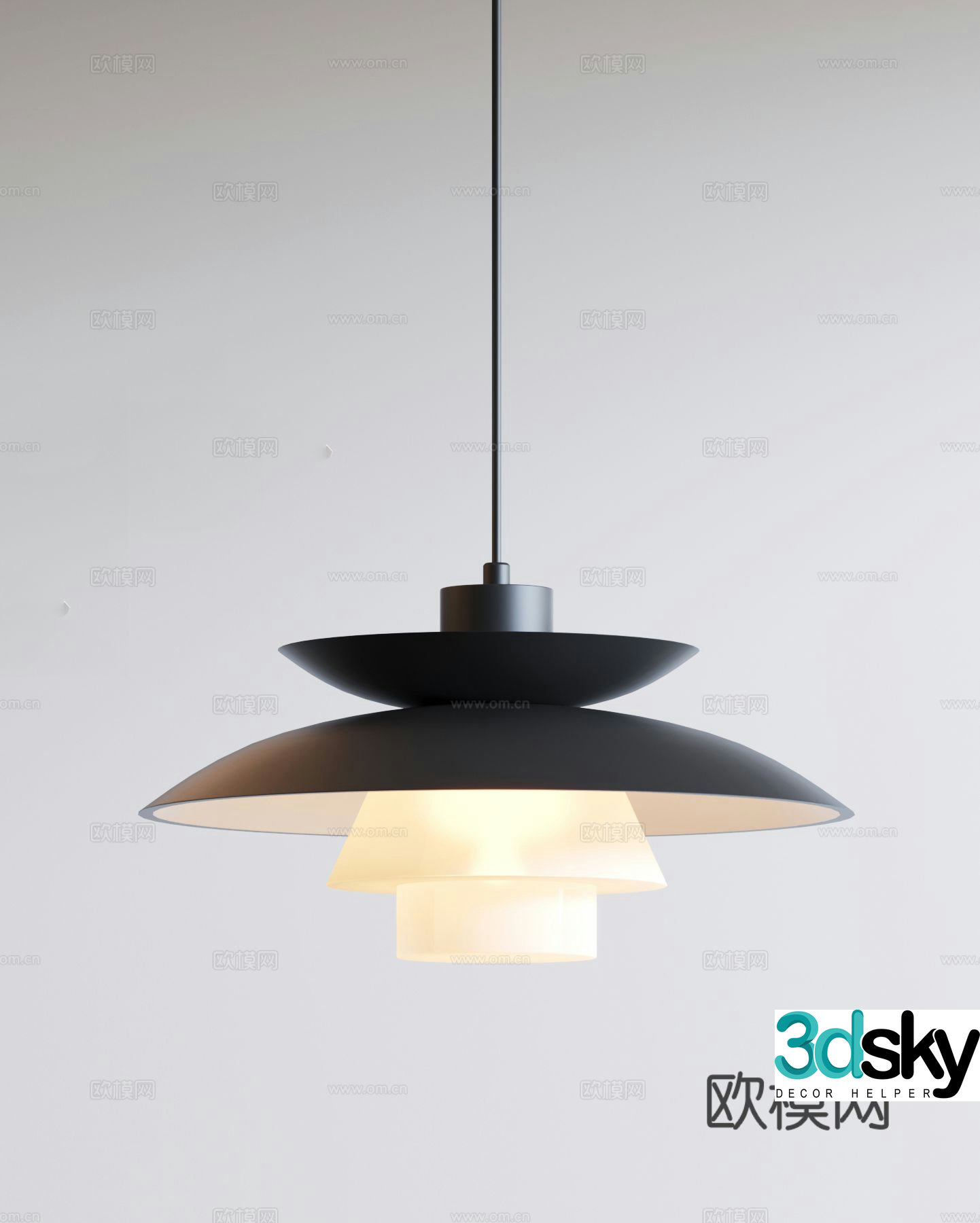 Modern chandelier art chandelier advanced chandelier 3d model