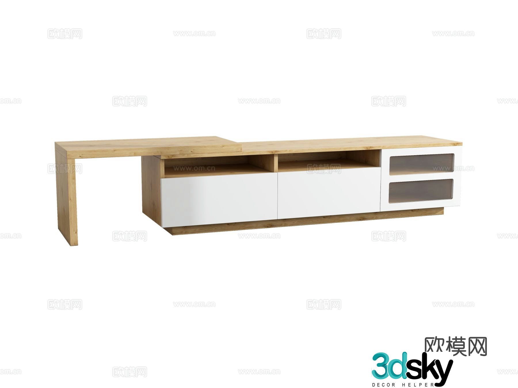 Modern TV cabinet 3d model