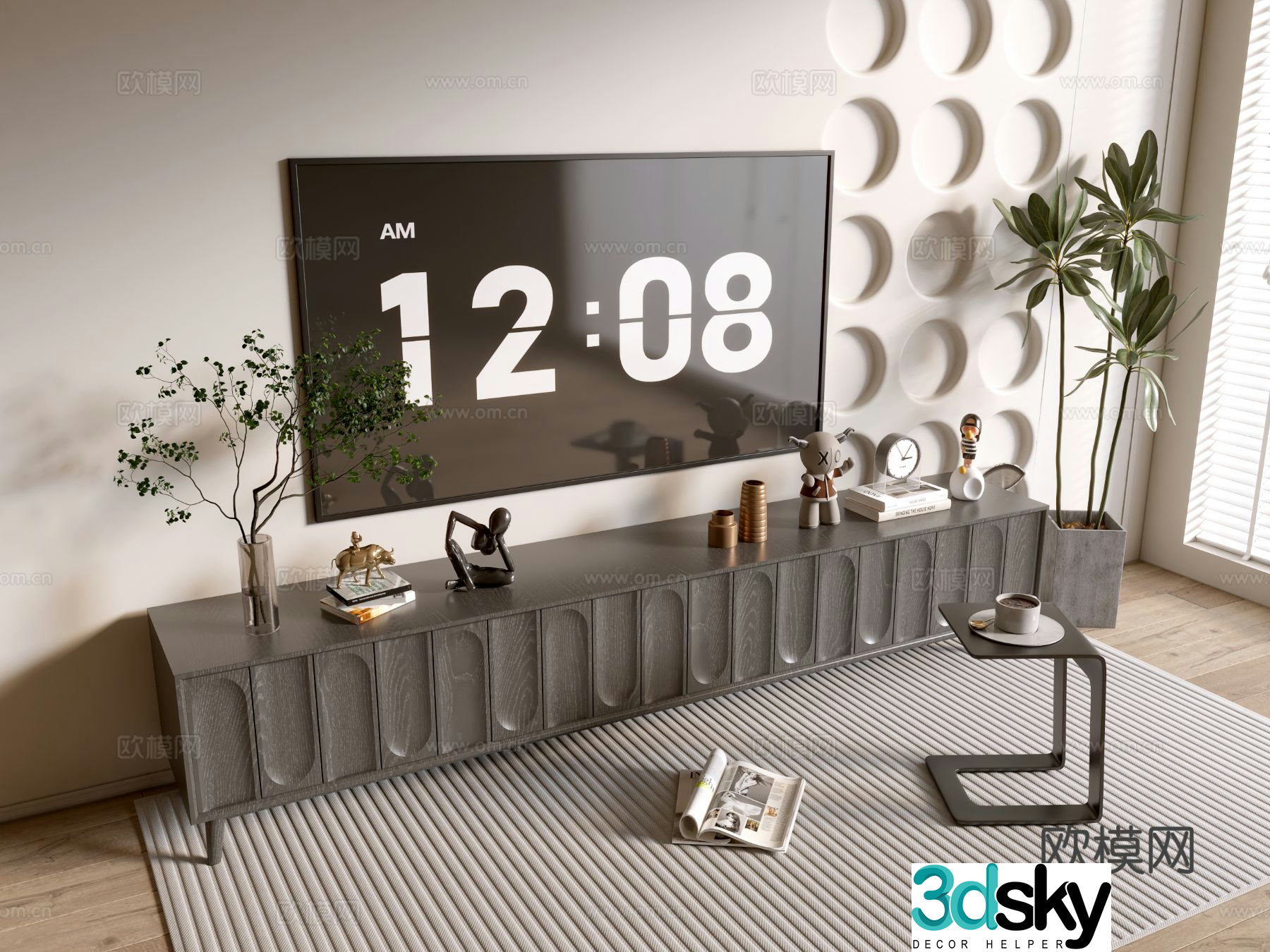 Modern TV cabinet 3d model