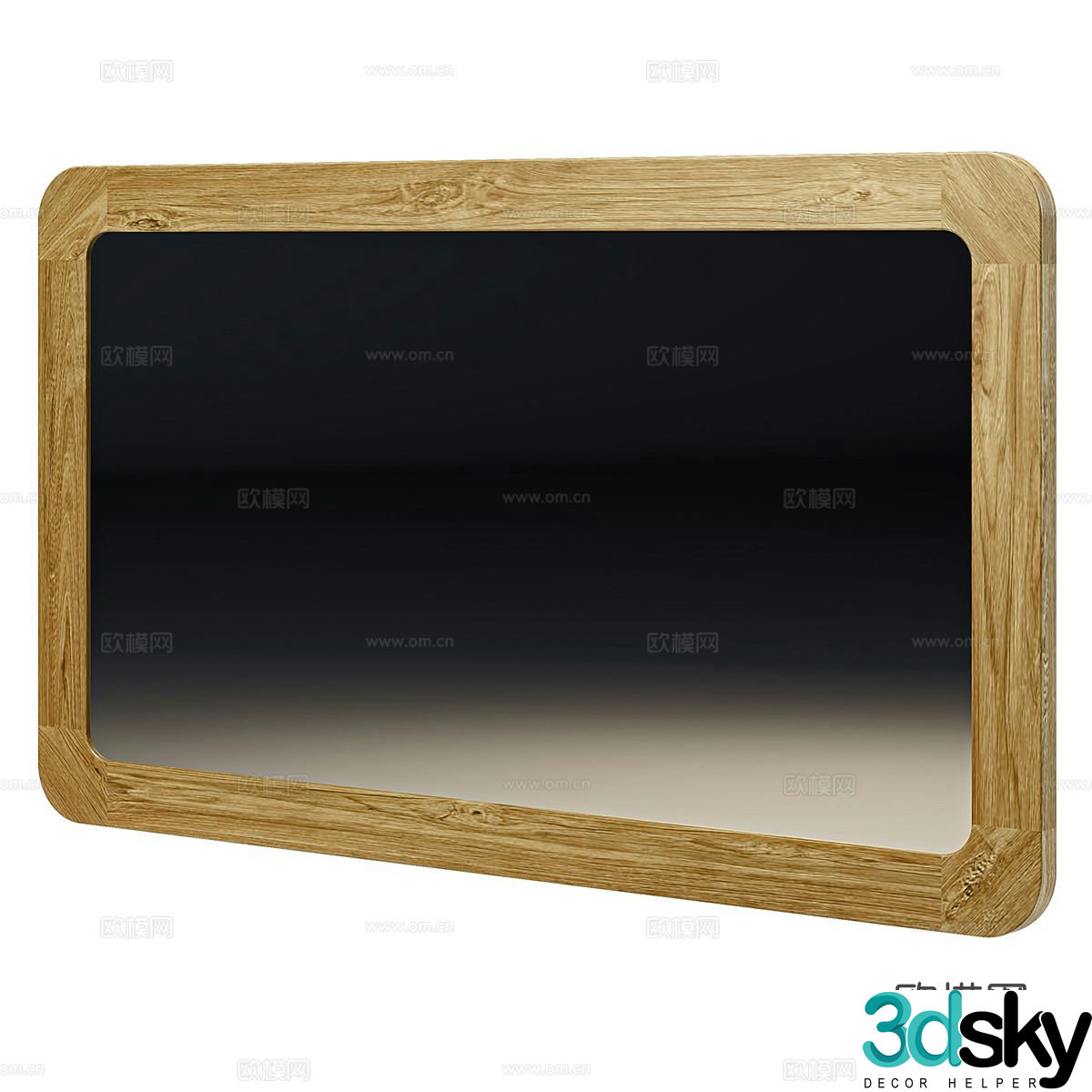 Nordic mirror cosmetic mirror bathroom mirror 3d model