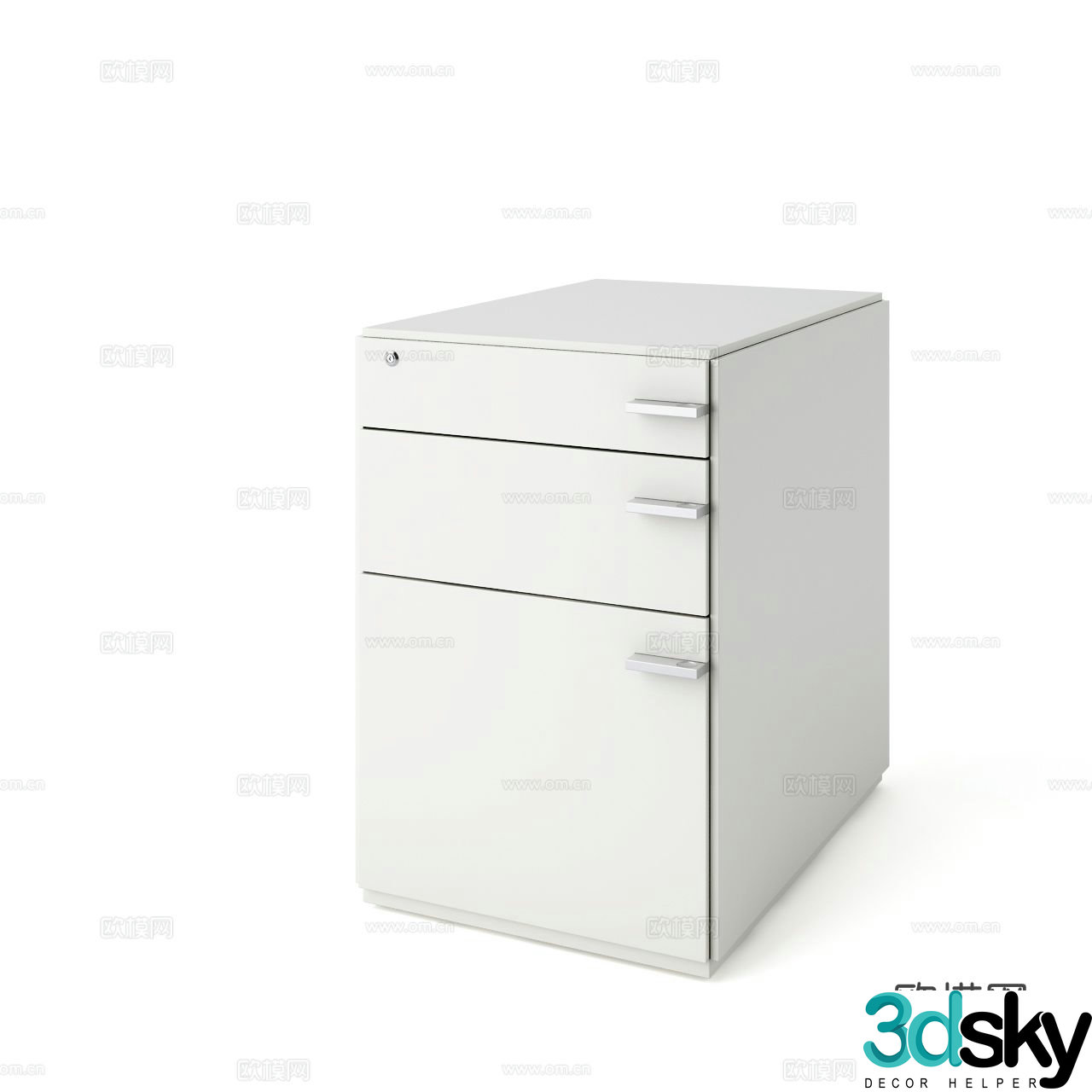 Mobimex modern locker 3d model