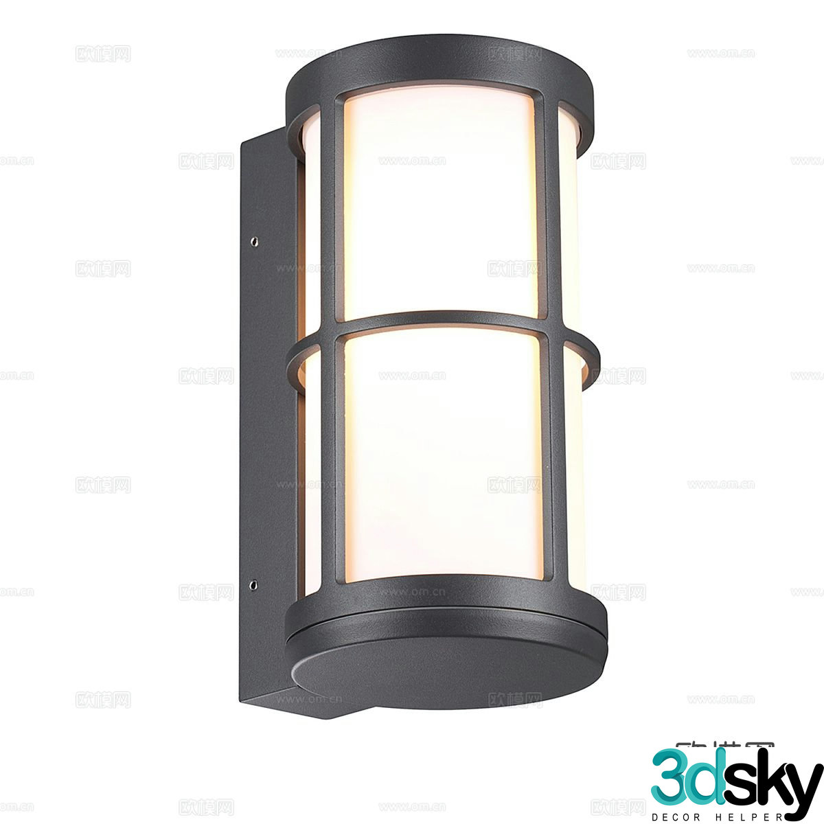 Outdoor wall lamp simple wall lamp 3d model