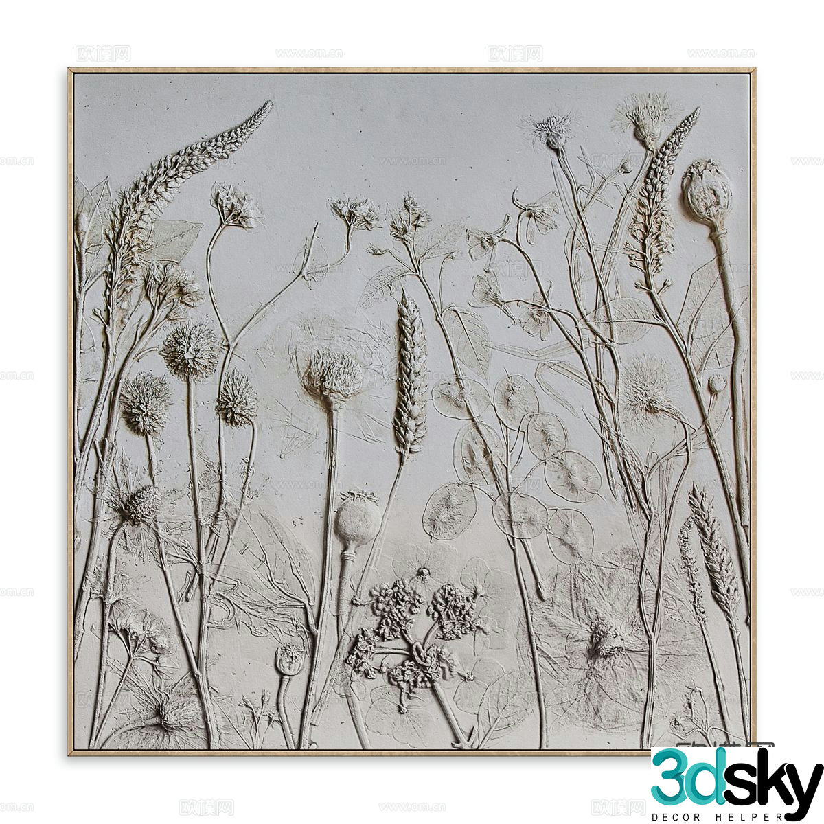 Abstract painting decorative painting three-dimensional painting 3D model