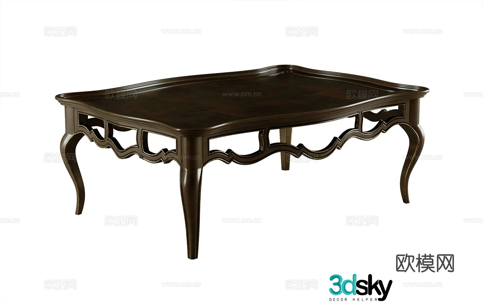 American coffee table 3d model