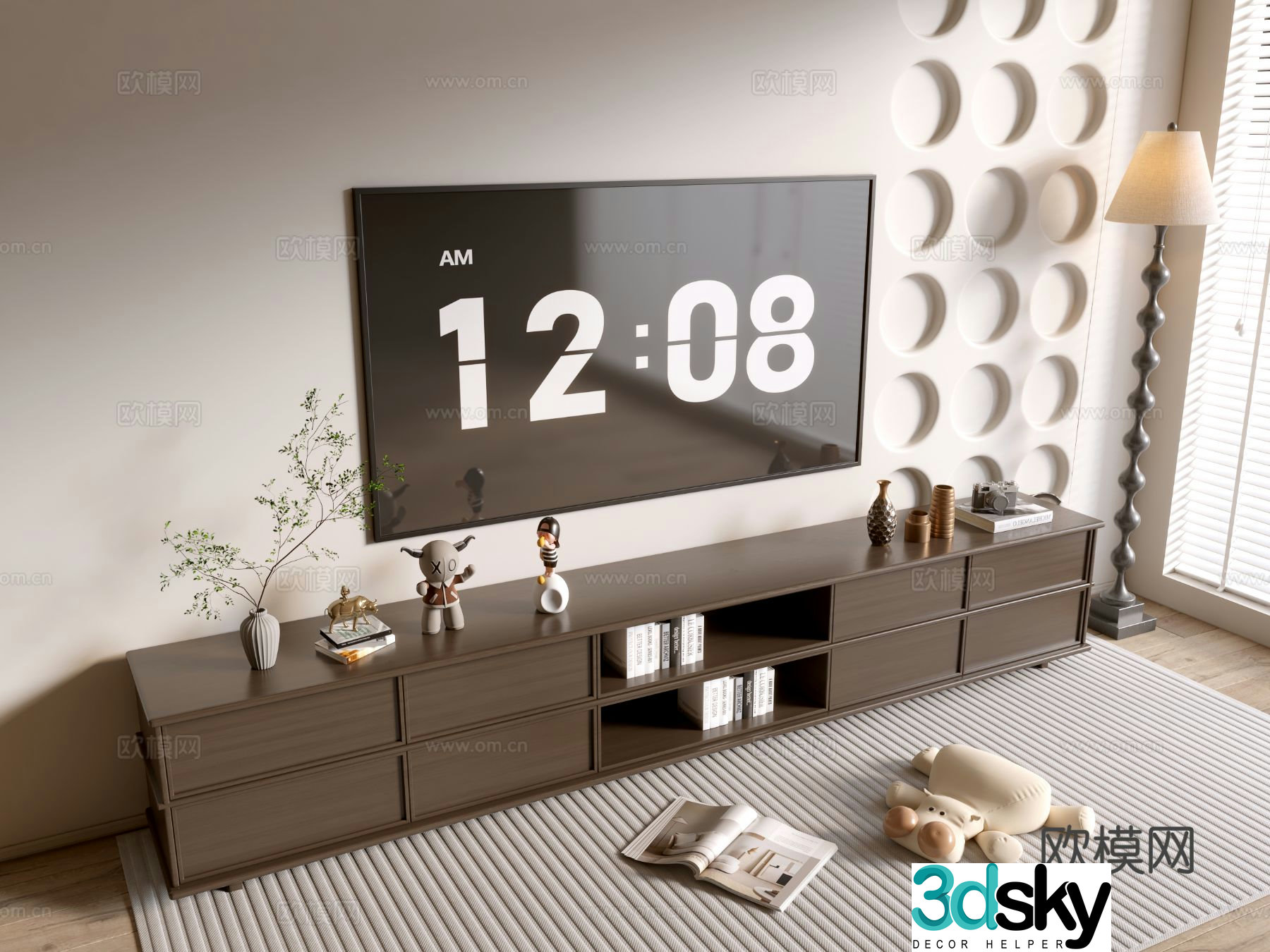 Modern TV cabinet 3d model