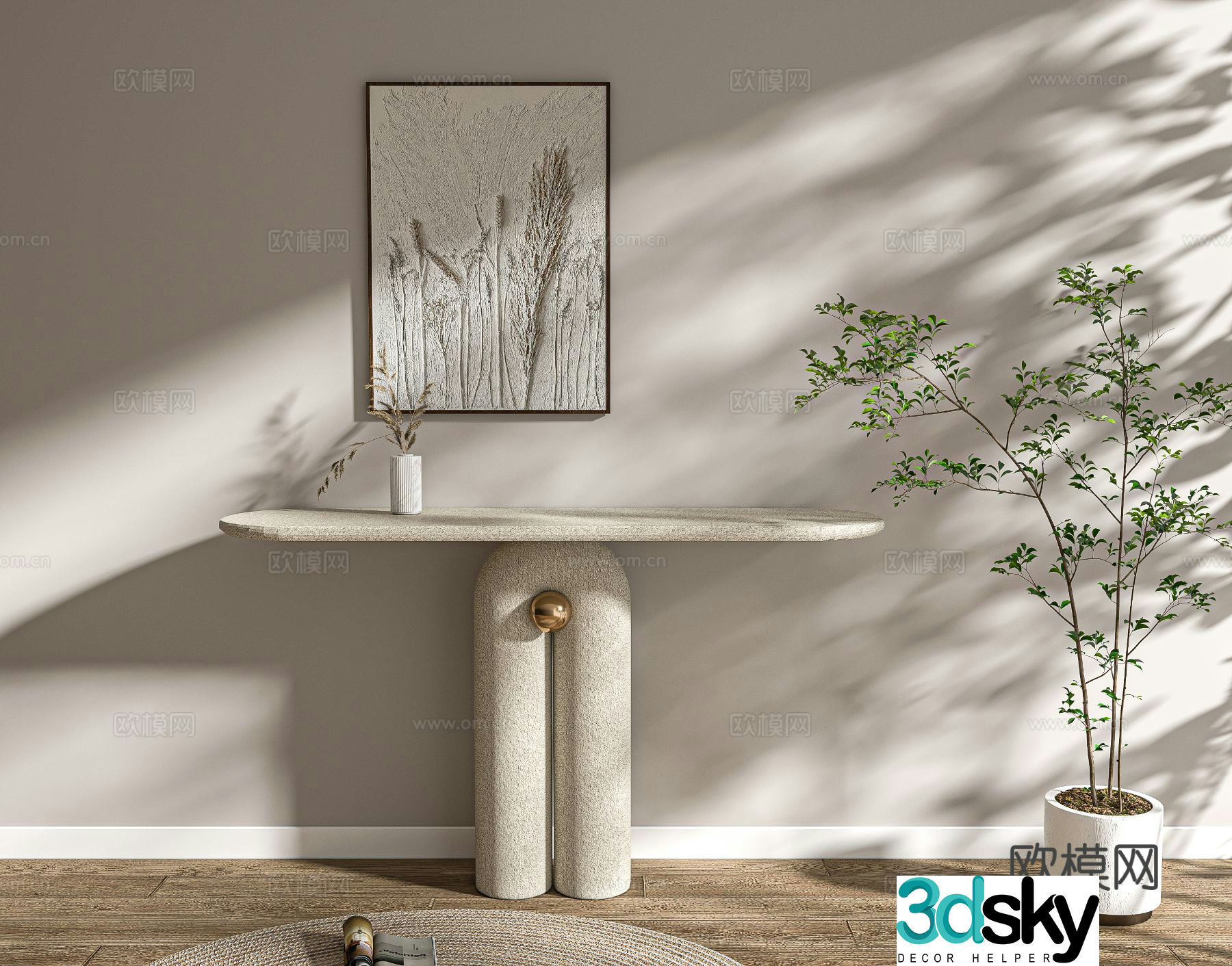 Wabi-sabi Danjingdai 3D model