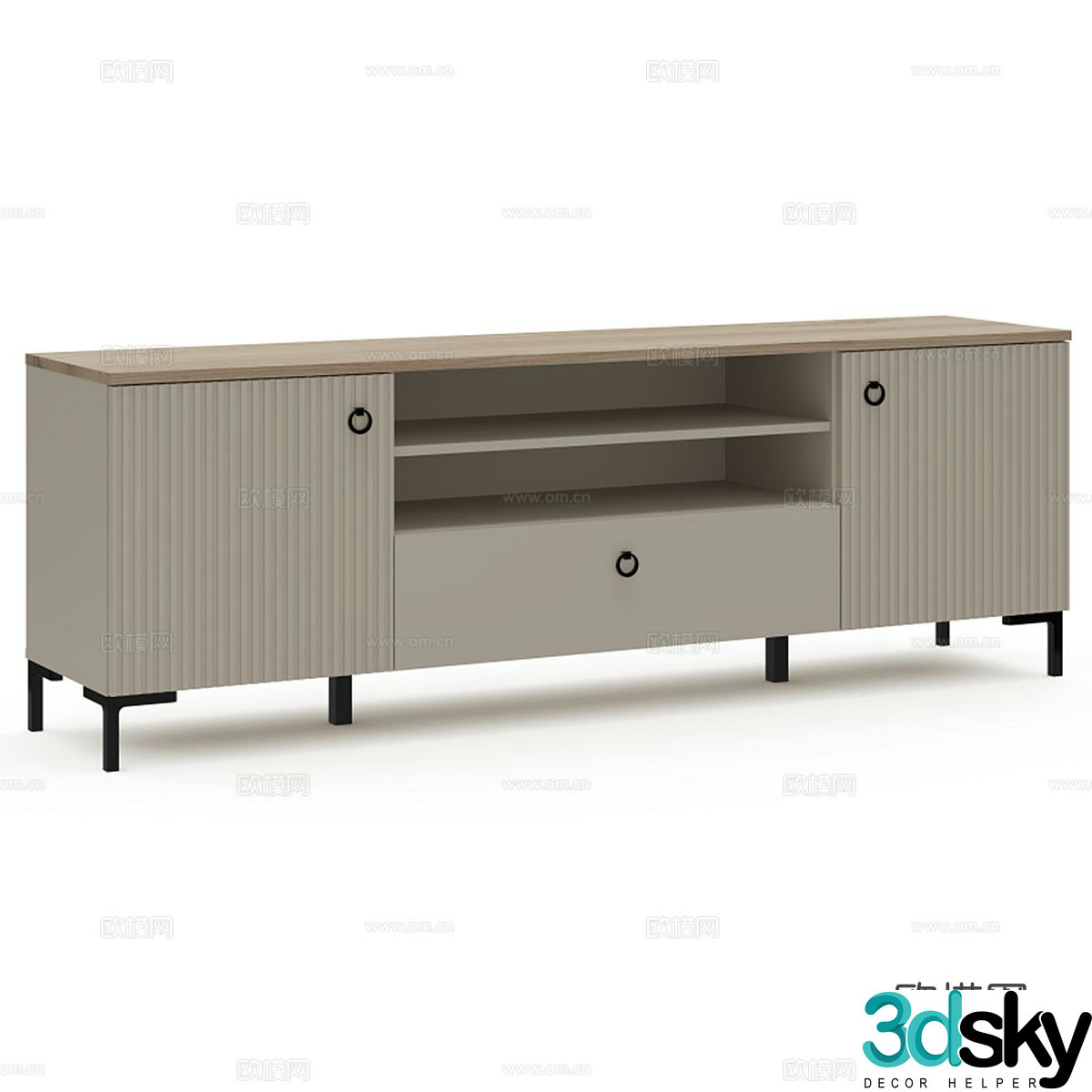 Modern TV cabinet 3d model