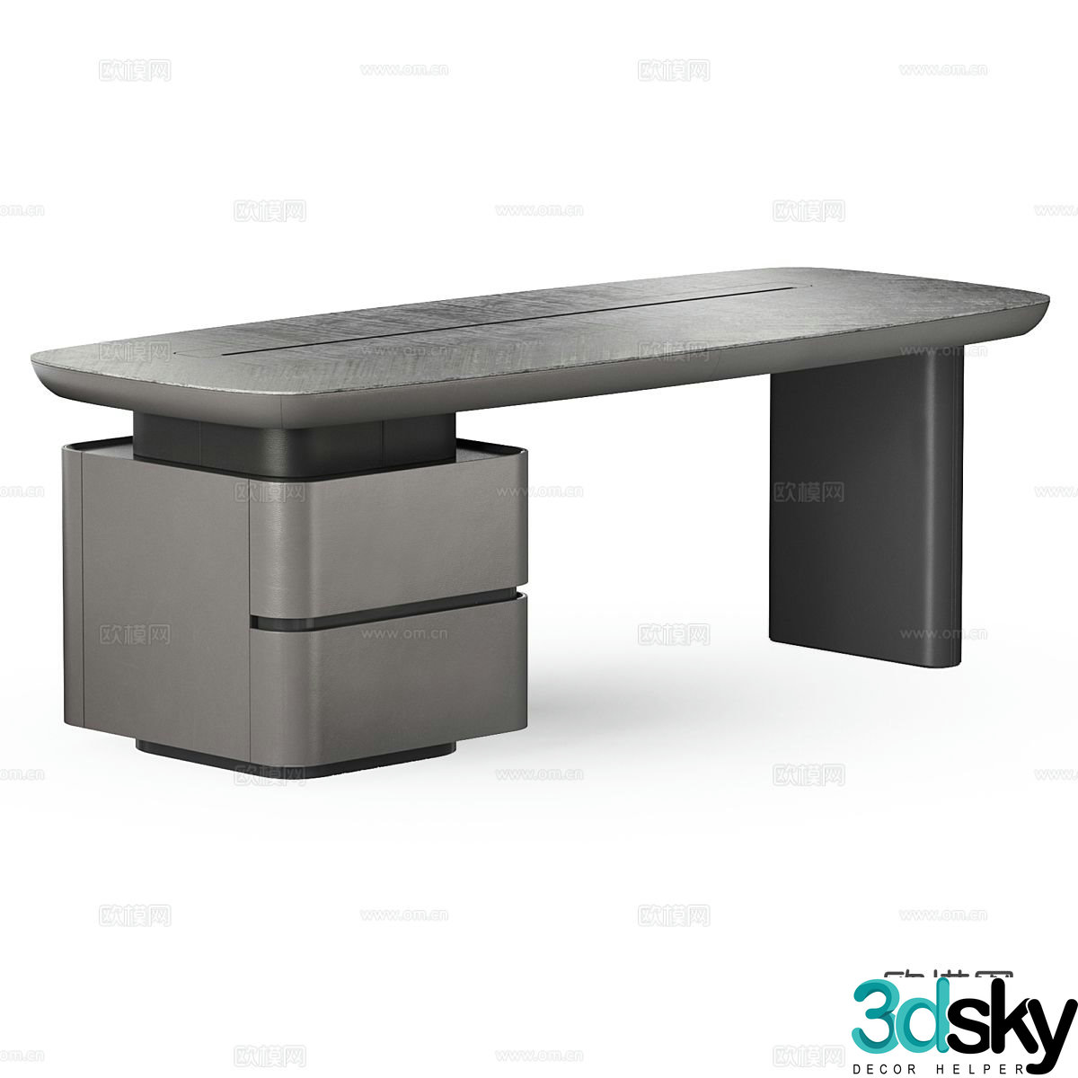 Modern desk 3d model