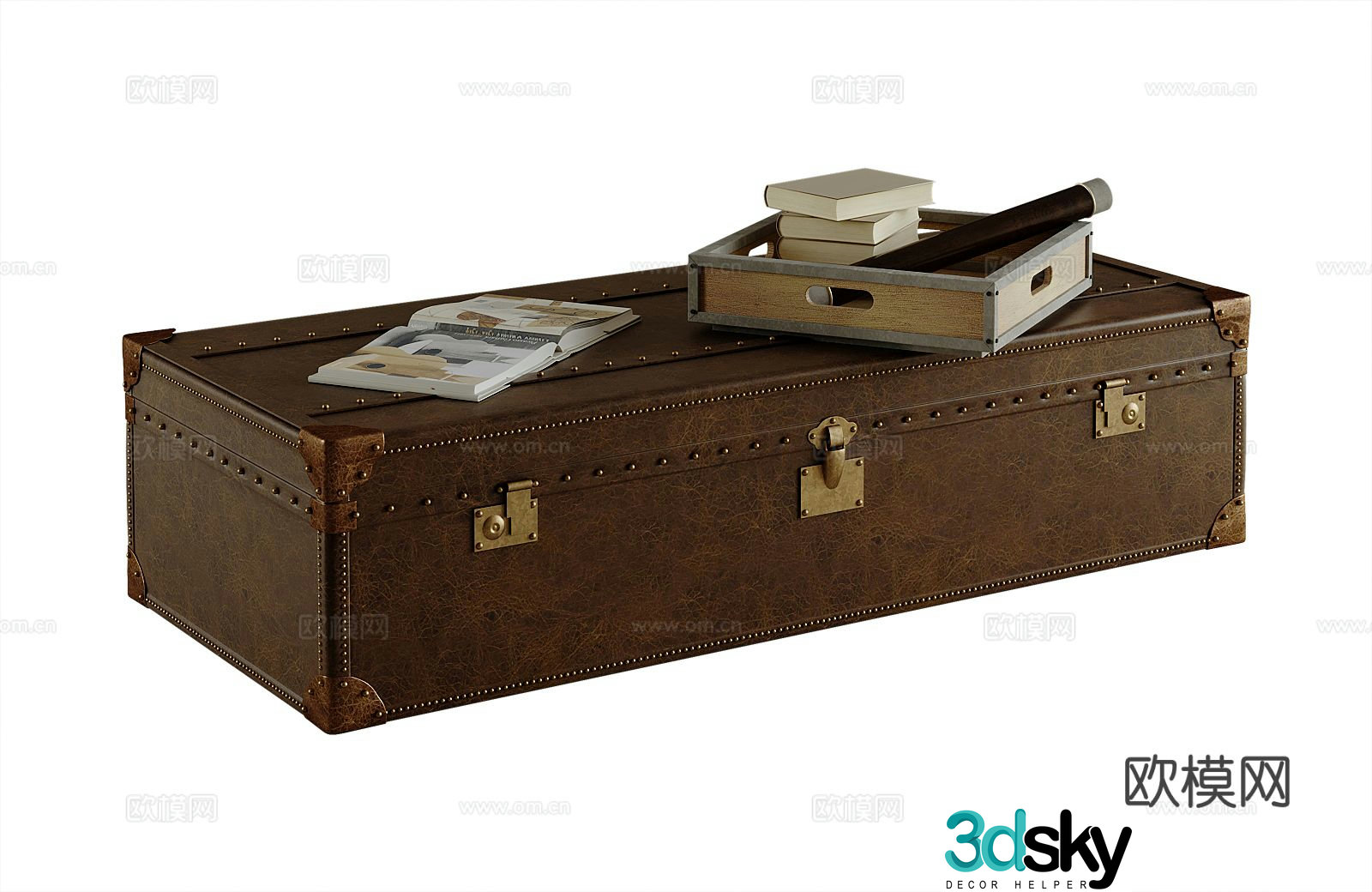 American coffee table 3d model