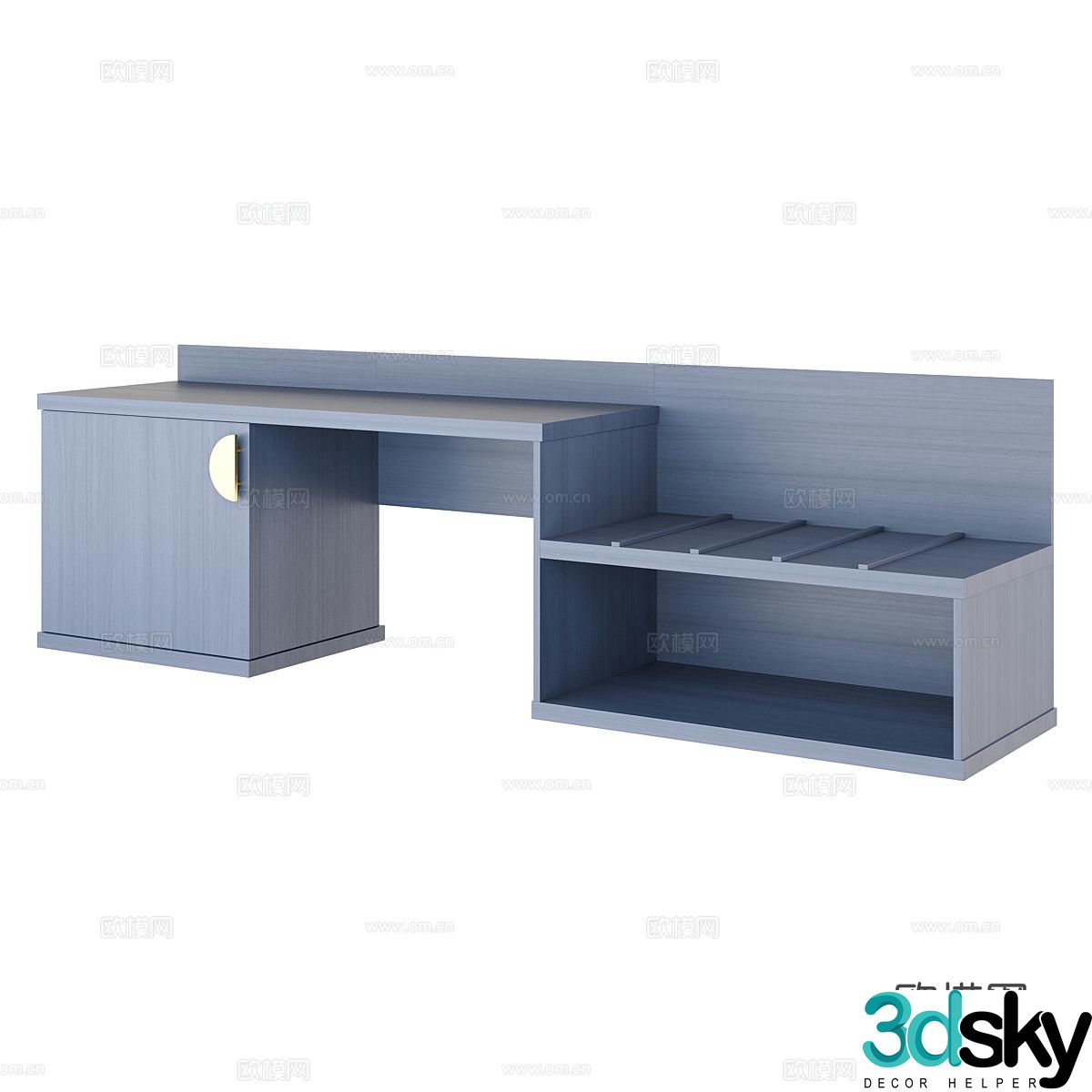 New Chinese style TV cabinet 3d model