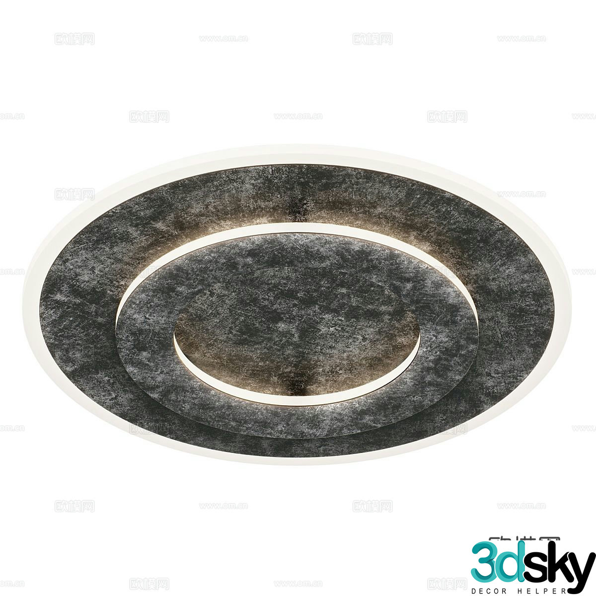 Round ceiling lamp 3d model