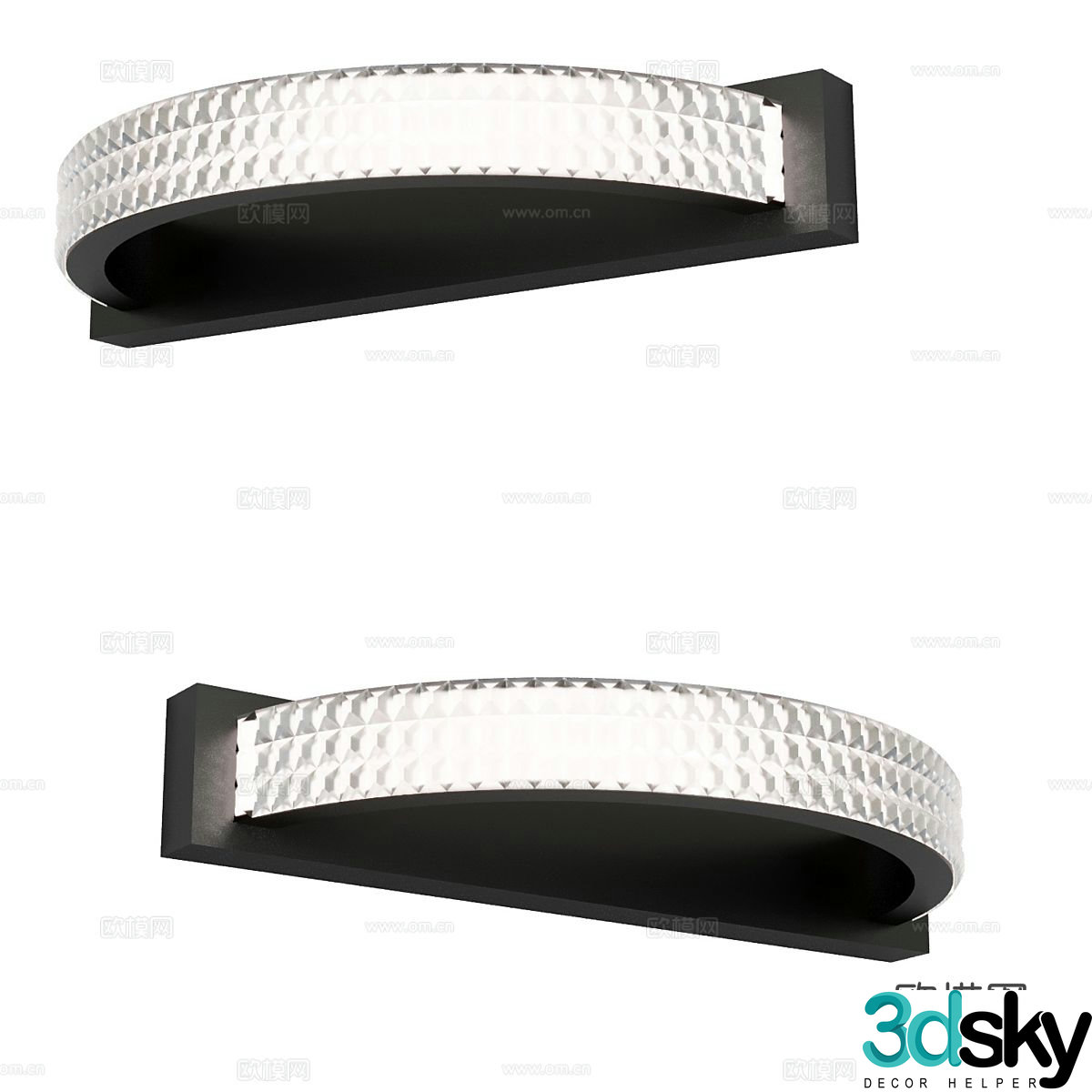 Light luxury wall lamp 3D model