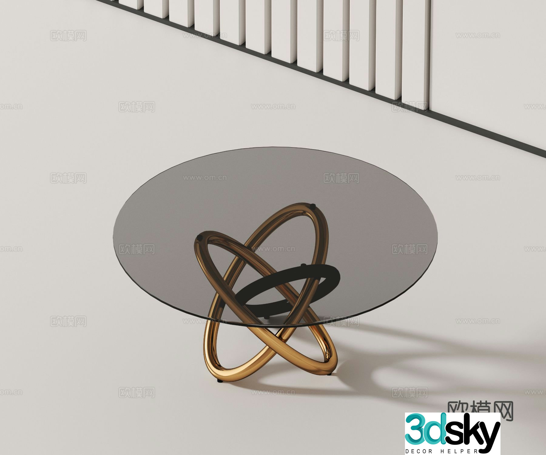 Modern coffee table 3d model