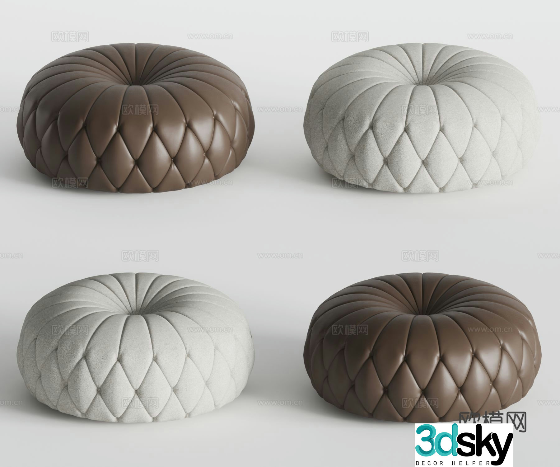 Idea stool sofa stool 3d model