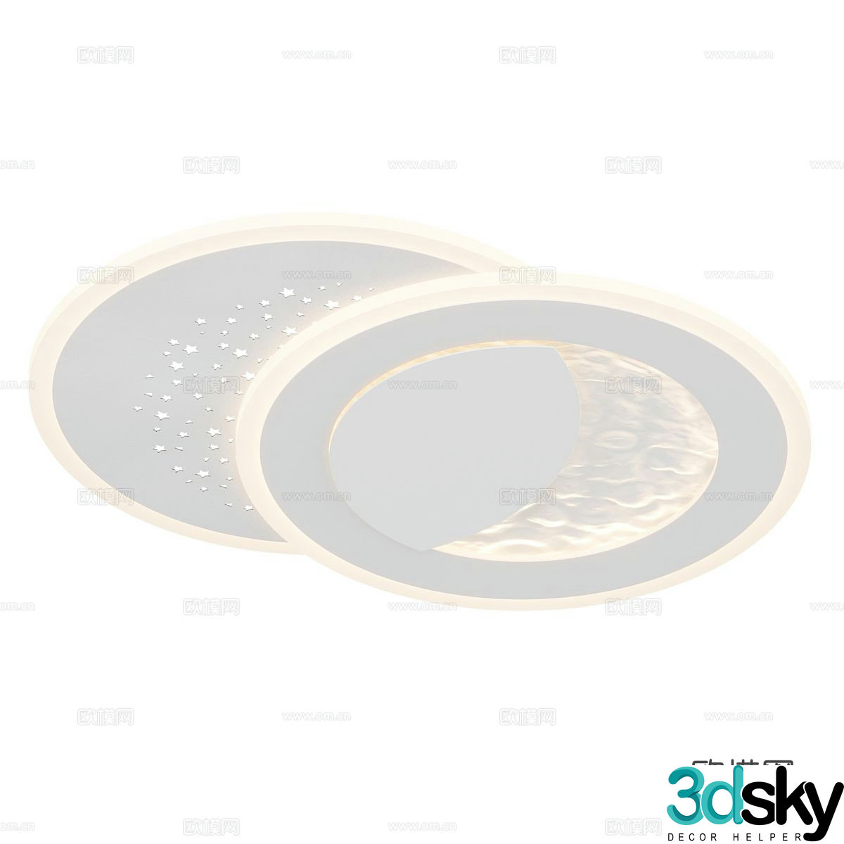Modern ceiling lamp 3d model