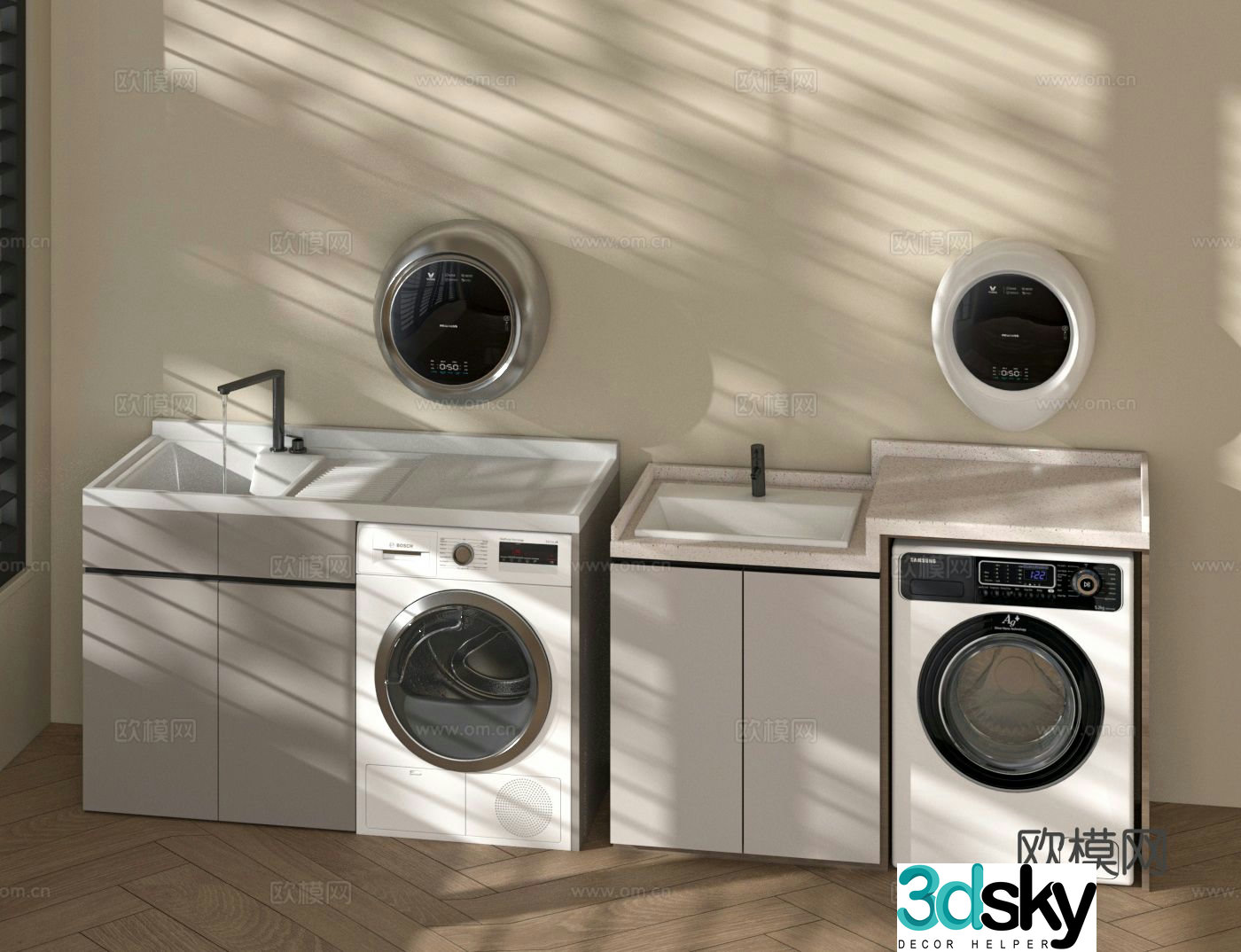 Washing machine cabinet 3d model