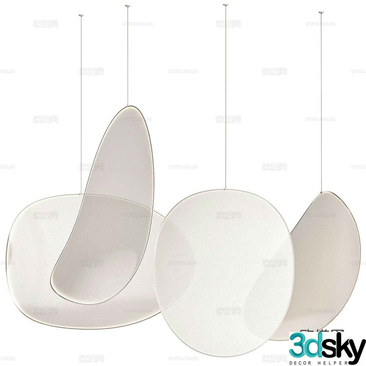 Creative chandelier art chandelier 3d model