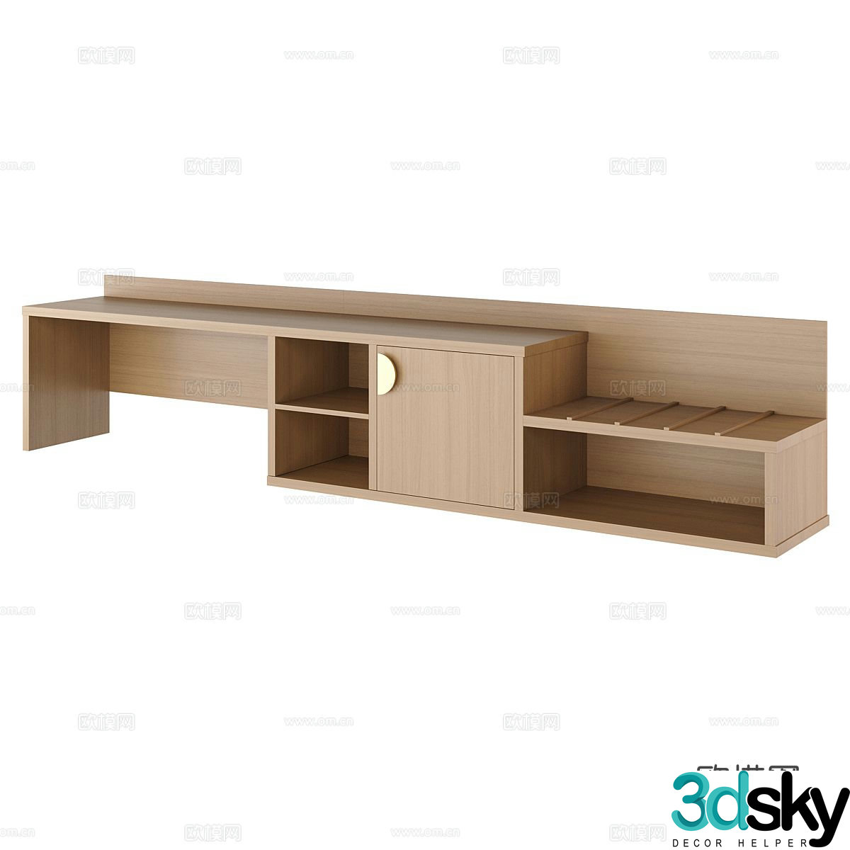 New Chinese style TV cabinet 3d model