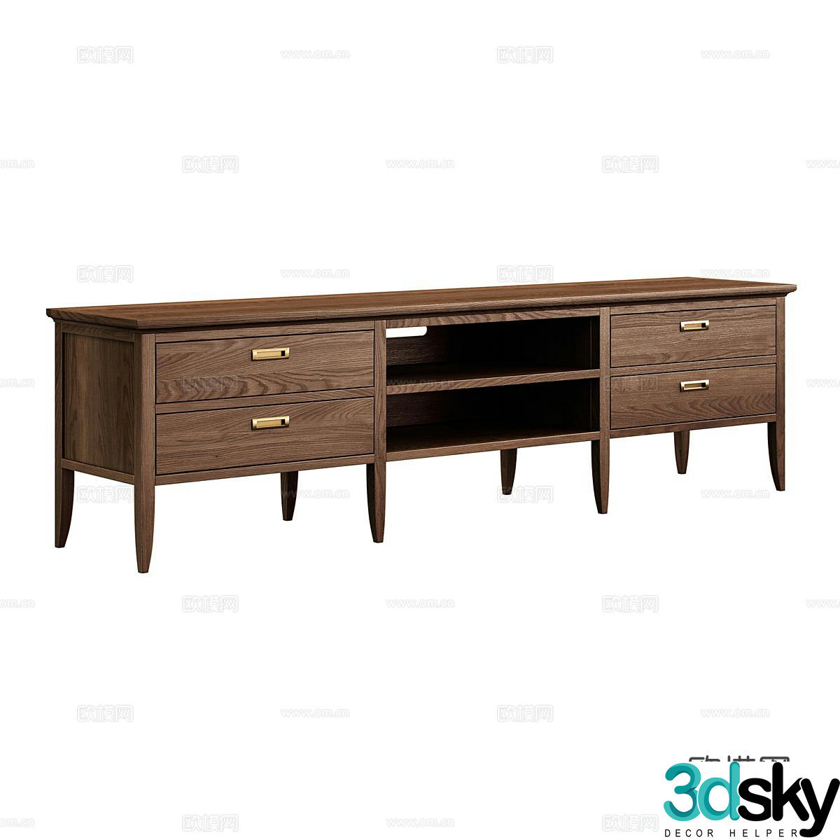 Modern TV cabinet 3d model