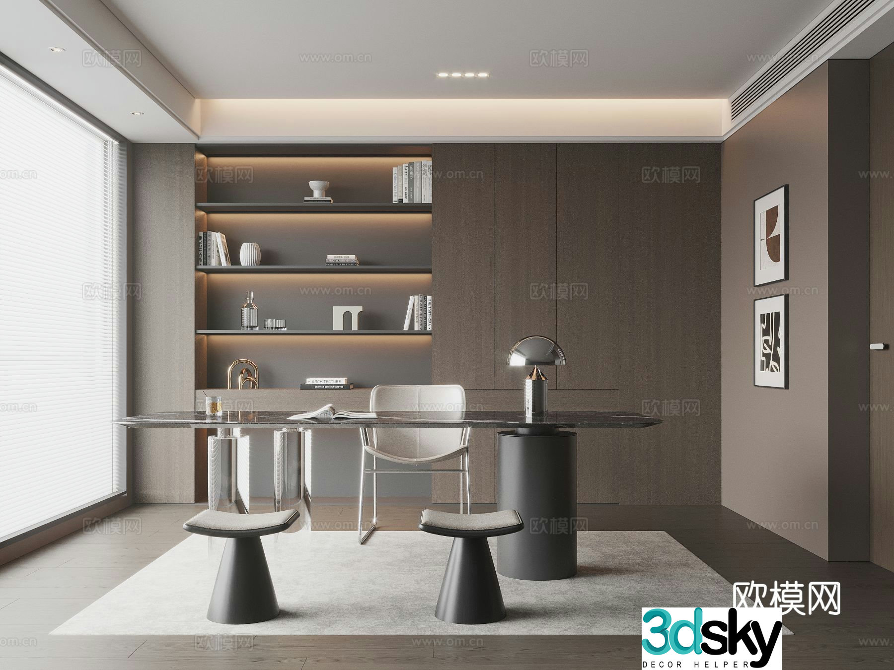 Italian study 3D model