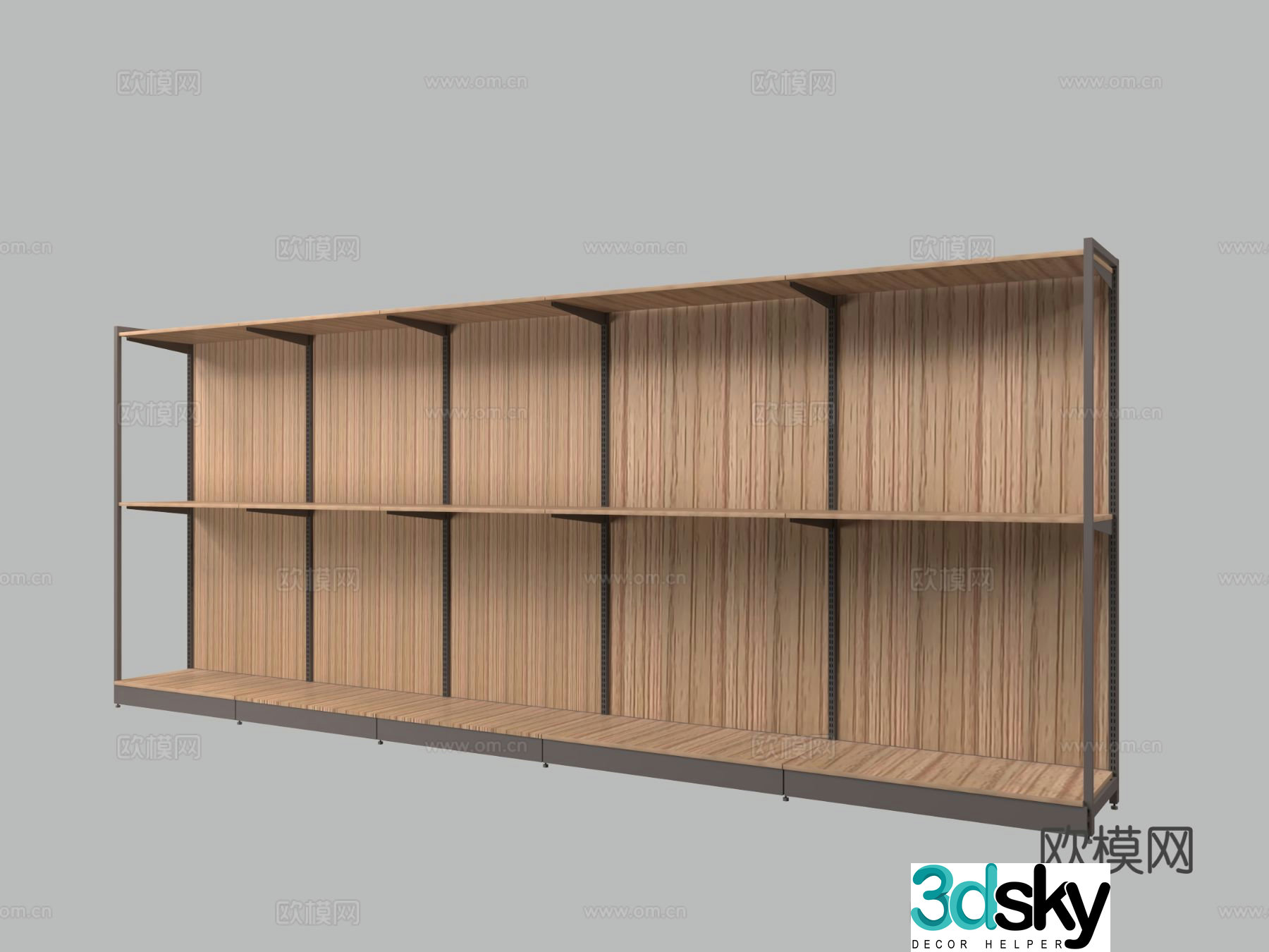 Showcase shelf 3d model